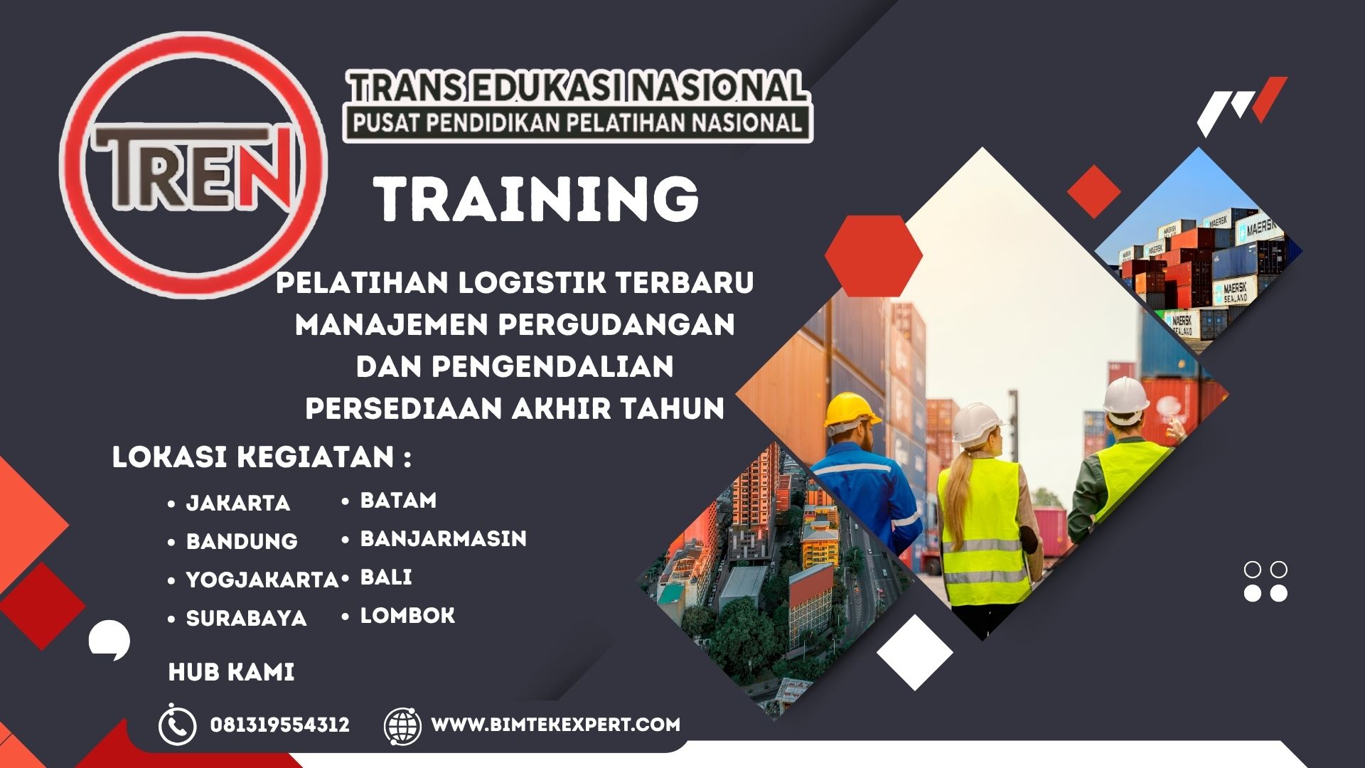 Pelatihan Logistik Terbaru Manajemen Pergudangan Dan Pengendalian Persediaan Akhir Tahun