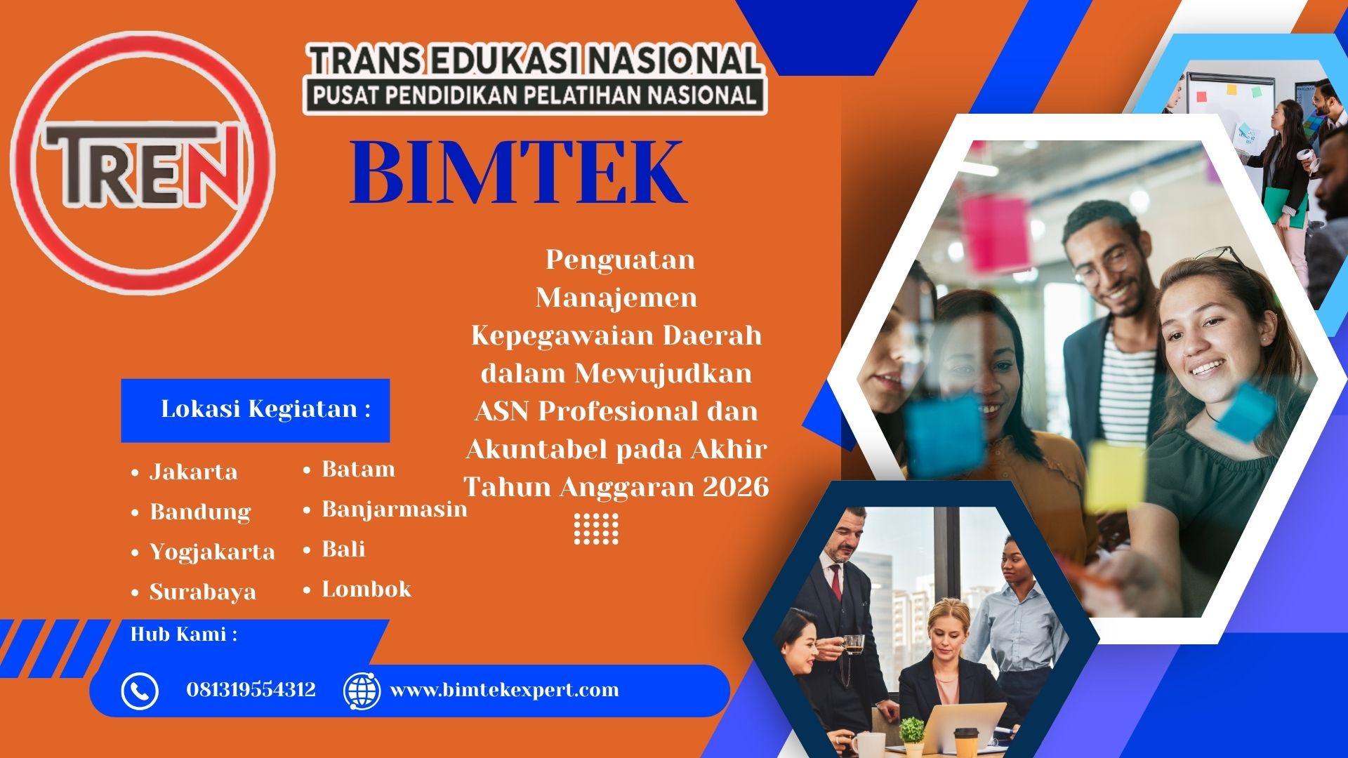 Bimtek Penguatan Manajemen Kepegawaian Daerah dalam Mewujudkan ASN Profesional dan Akuntabel pada Akhir Tahun Anggaran 2026