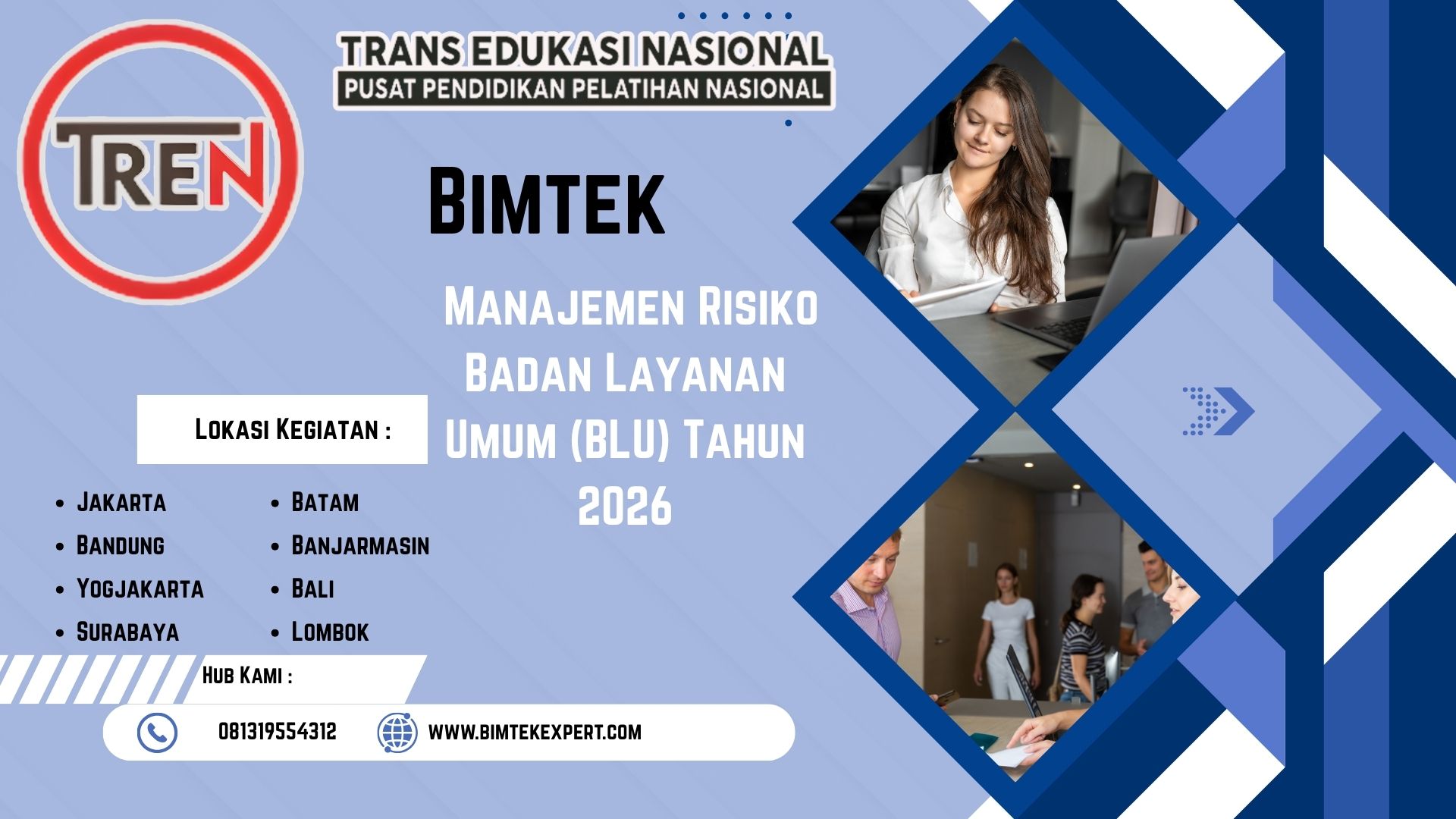 Bimtek Manajemen Risiko Badan Layanan Umum (BLU) Tahun 2026