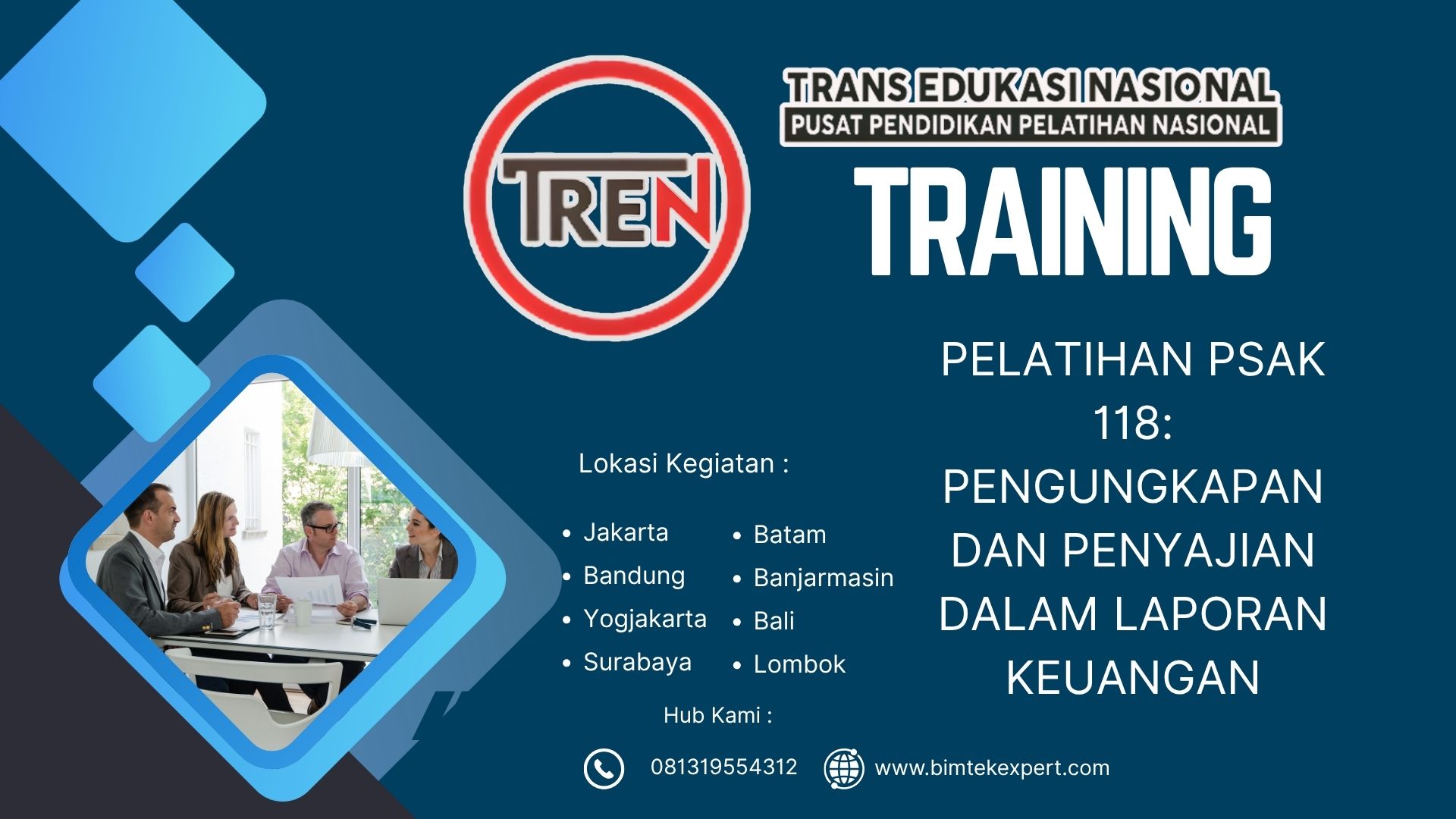 PELATIHAN PSAK 118: PENGUNGKAPAN DAN PENYAJIAN DALAM LAPORAN KEUANGAN