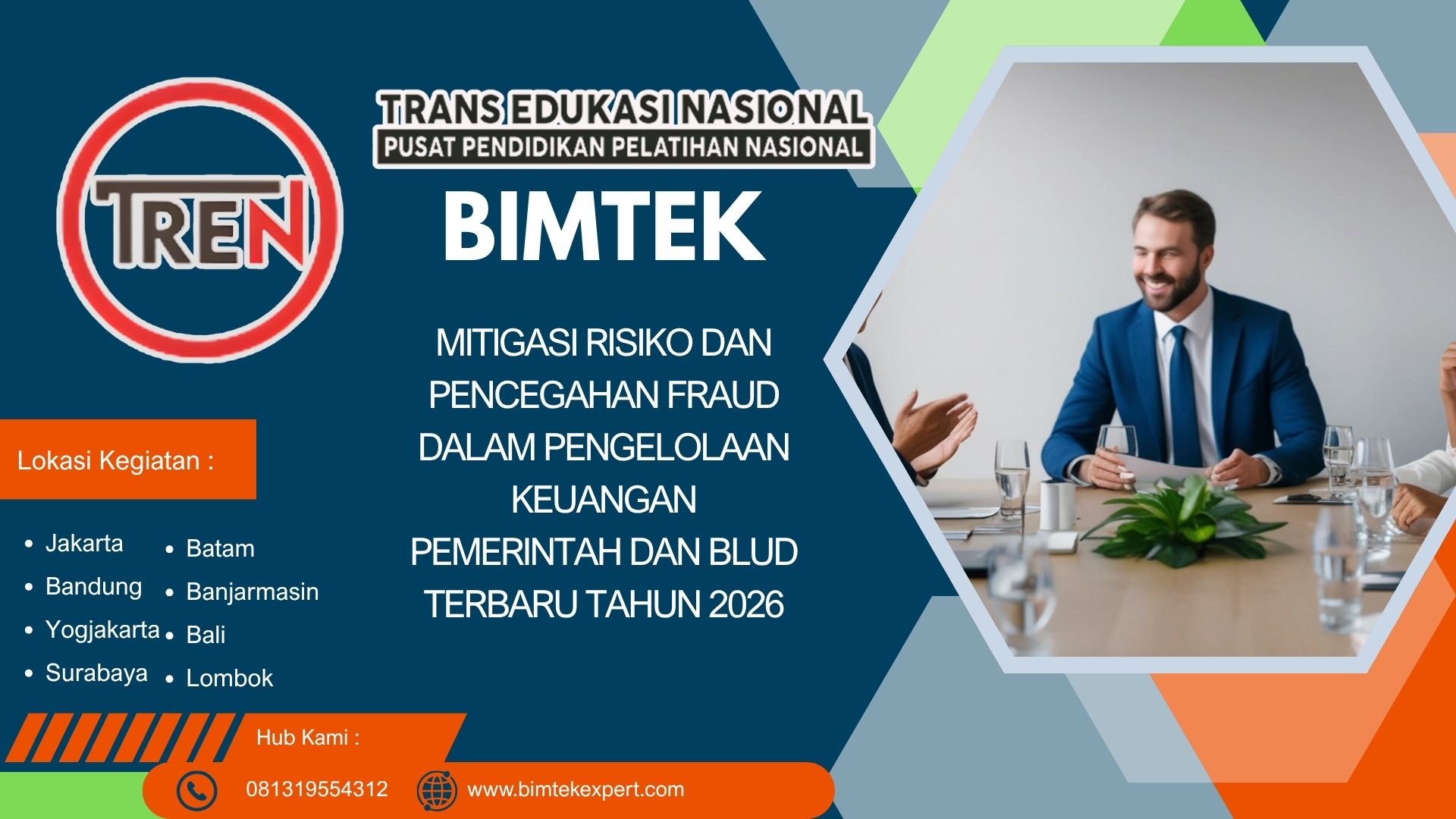 BIMTEK NASIONAL 2026 MITIGASI RISIKO DAN PENCEGAHAN FRAUD DALAM PENGELOLAAN KEUANGAN PEMERINTAH DAN BLUD TERBARU TAHUN 2026