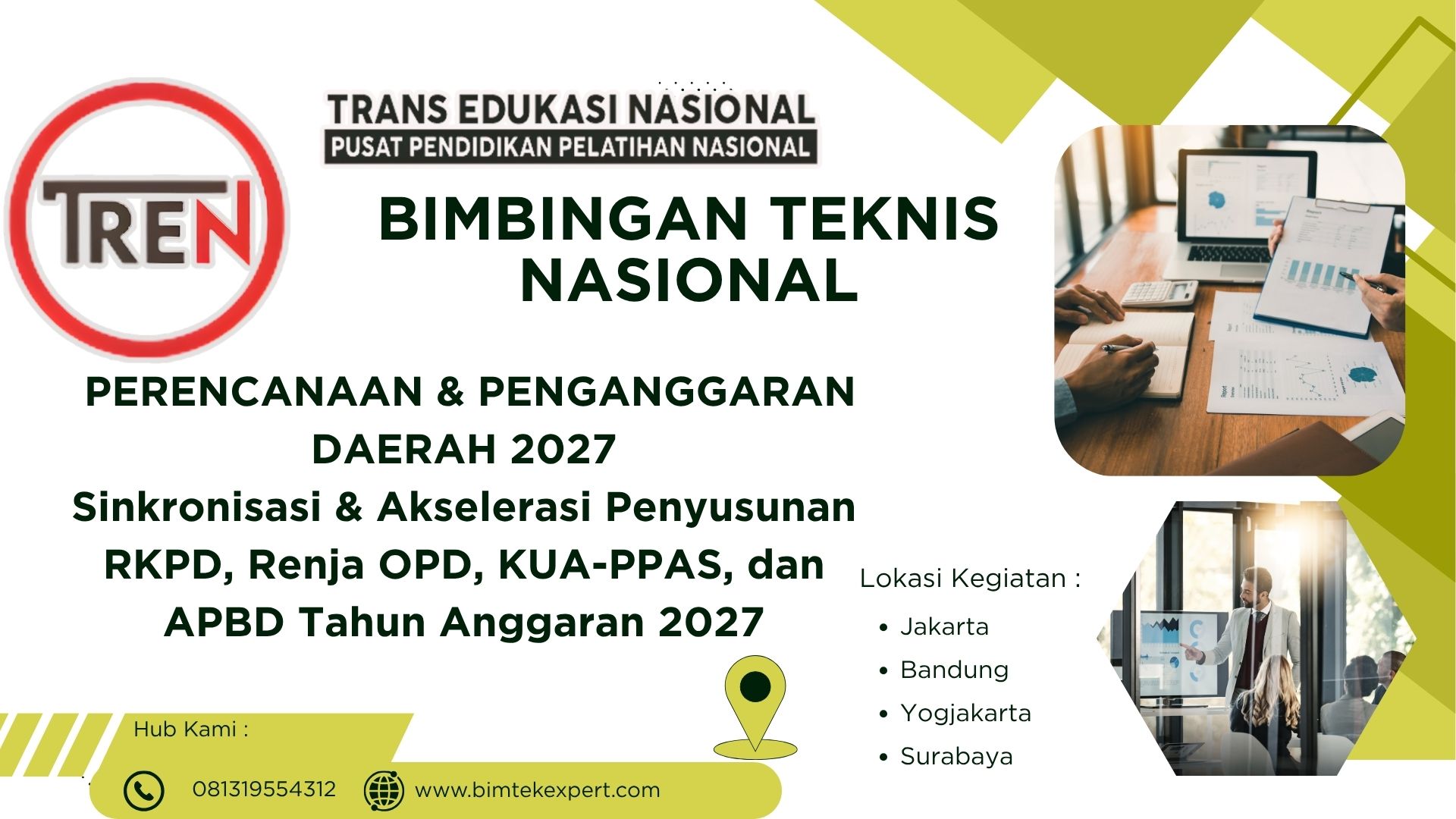 BIMTEK NASIONAL PERENCANAAN & PENGANGGARAN DAERAH 2027