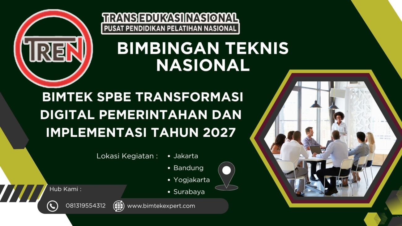 MATERI BIMTEK SPBE TRANSFORMASI DIGITAL PEMERINTAHAN DAN IMPLEMENTASI TAHUN 2027