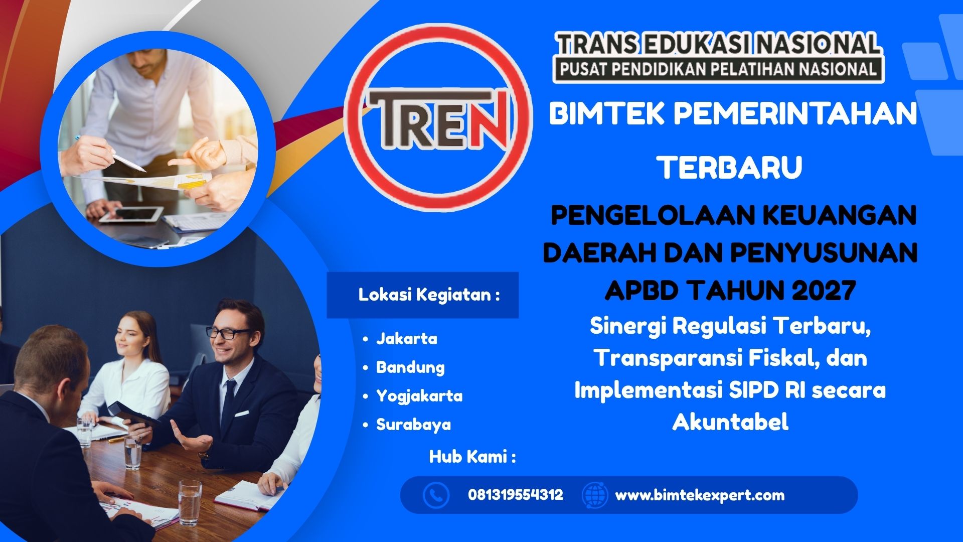INFO JADWAL BIMTEK NASIONAL PENGELOLAAN KEUANGAN DAERAH DAN PENYUSUNAN APBD TAHUN 2027