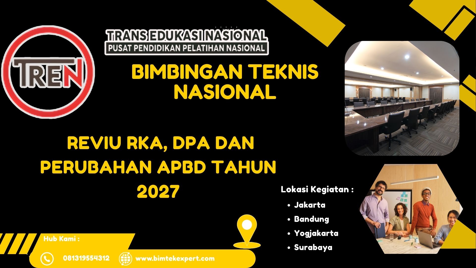 JADWAL INFO BIMTEK PEMERINTAHAN REVIU RKA, DPA DAN PERUBAHAN APBD TAHUN 2027