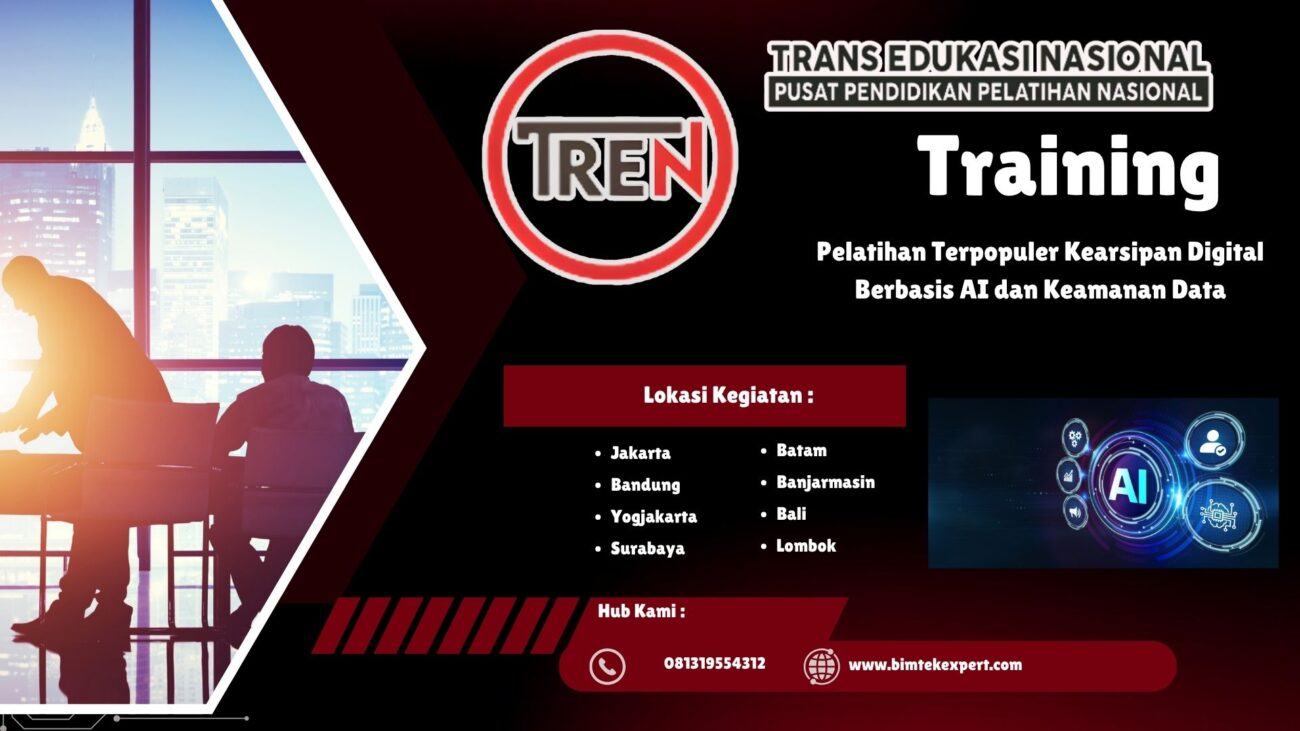 Pelatihan Terpopuler Kearsipan Digital Berbasis AI dan Keamanan Data