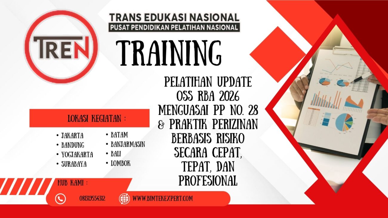 Pelatihan Update OSS RBA 2026 PP No. 28 & Praktik Perizinan Berbasis Risiko