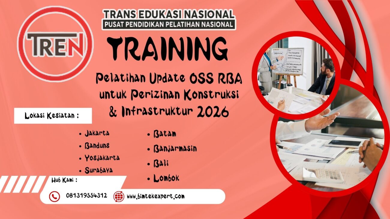 Pelatihan Update OSS RBA untuk Perizinan Konstruksi & Infrastruktur 2026