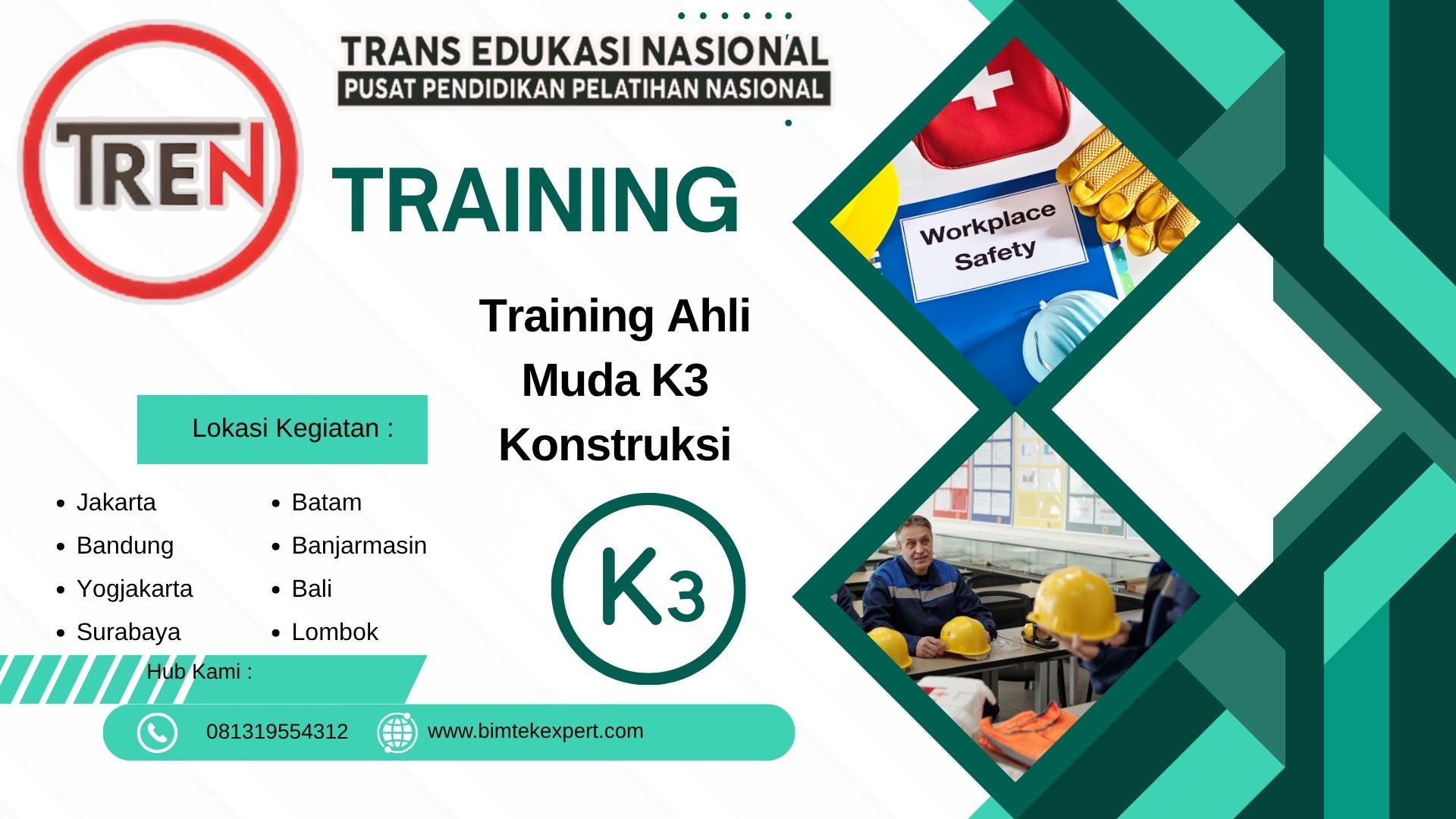 Training Ahli Muda K3 Konstruksi
