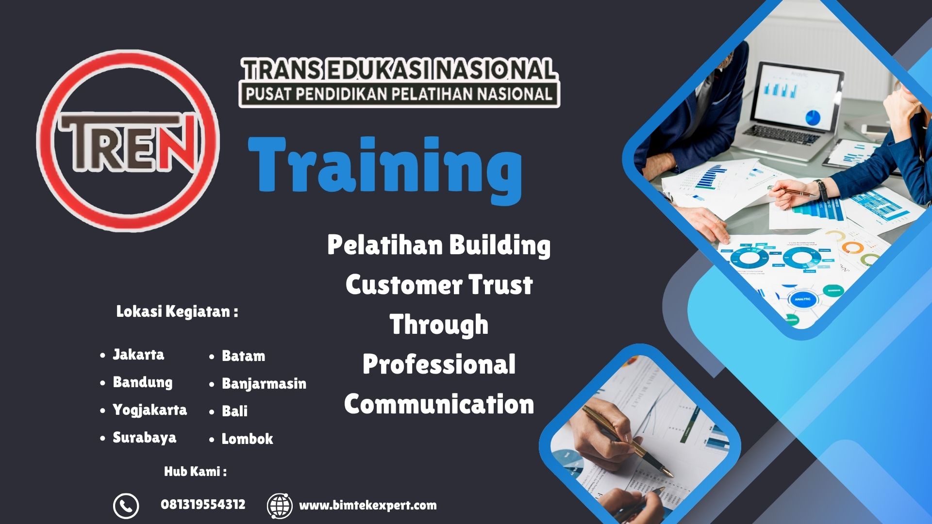 Pelatihan Building Customer Trust Through Professional Communication