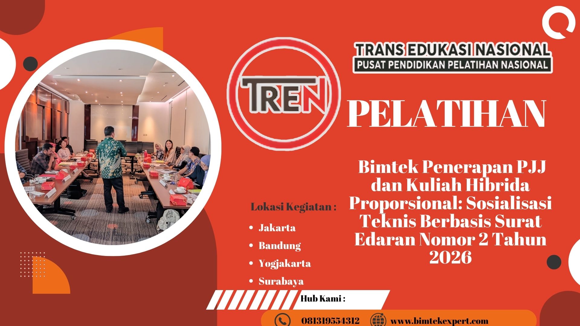 Bimtek Penerapan PJJ dan Kuliah Hibrida Proporsional Tahun 2026–2027