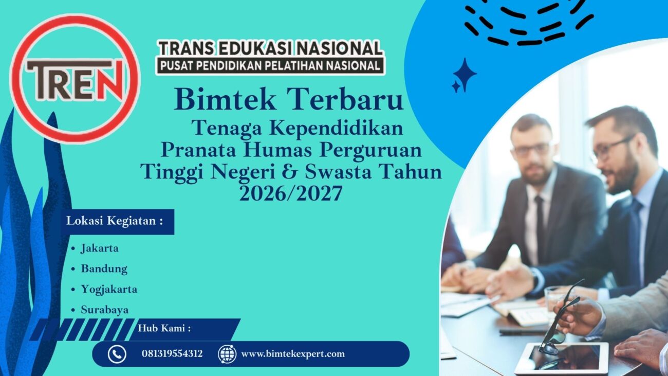 Bimtek Tenaga Kependidikan Pranata Humas Perguruan Tinggi Negeri & Swasta Tahun 2026–2027