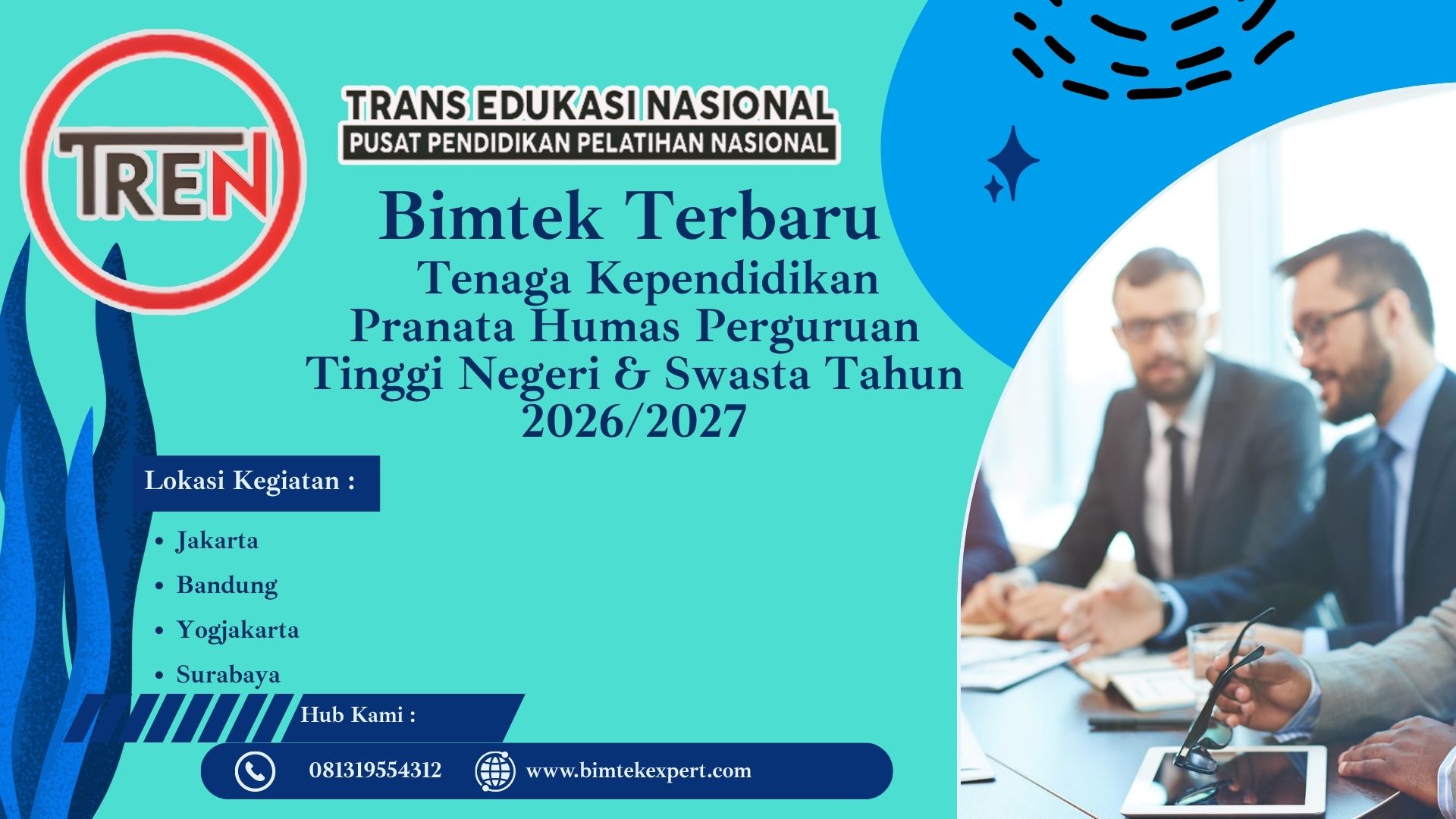 Bimtek Tenaga Kependidikan Pranata Humas Perguruan Tinggi Negeri & Swasta Tahun 2026–2027