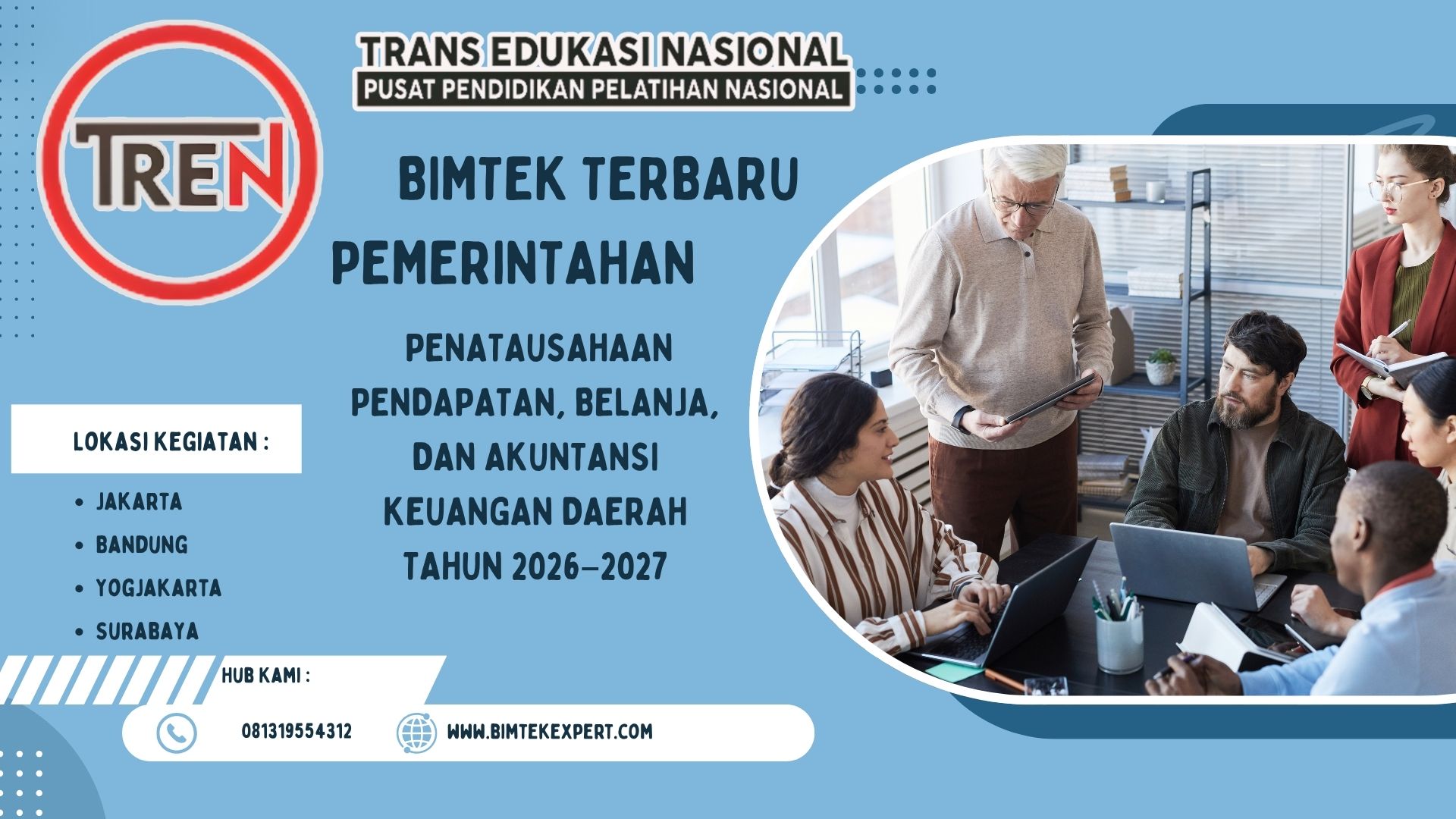 BIMTEK NASIONAL PENATAUSAHAAN PENDAPATAN, BELANJA, DAN AKUNTANSI KEUANGAN DAERAH TAHUN 2026–2027
