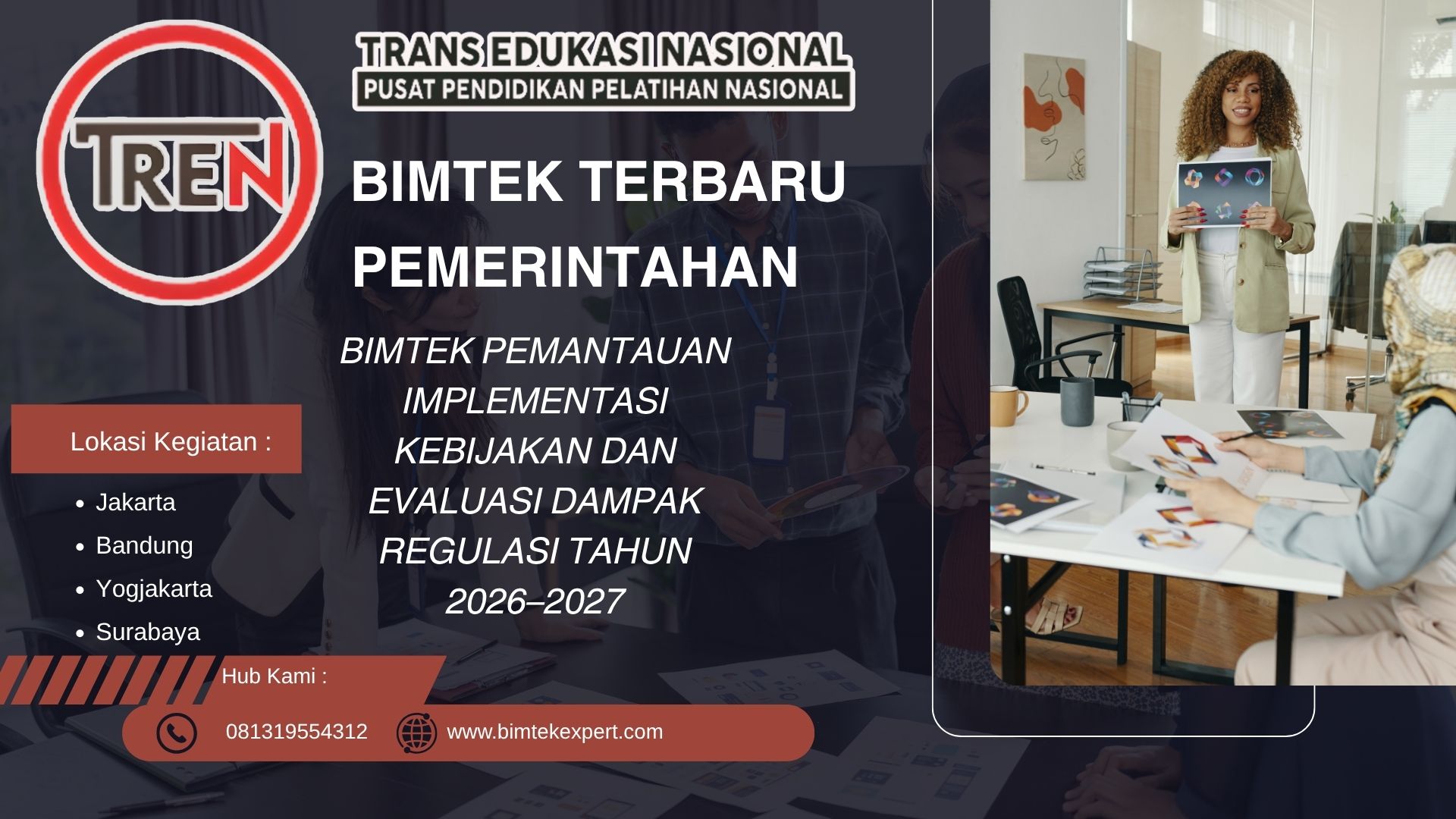BIMTEK PEMANTAUAN IMPLEMENTASI KEBIJAKAN DAN EVALUASI DAMPAK REGULASI TAHUN 2026–2027