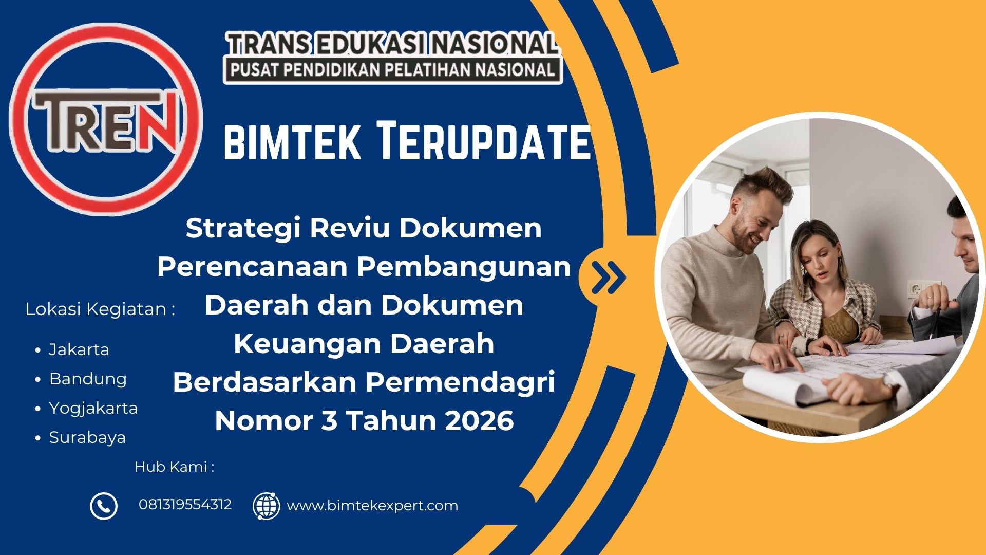 BIMBINGAN TEKNIS NASIONAL Strategi Reviu Dokumen Perencanaan Pembangunan Daerah dan Dokumen Keuangan Daerah Berdasarkan Permendagri Nomor 3 Tahun 2026