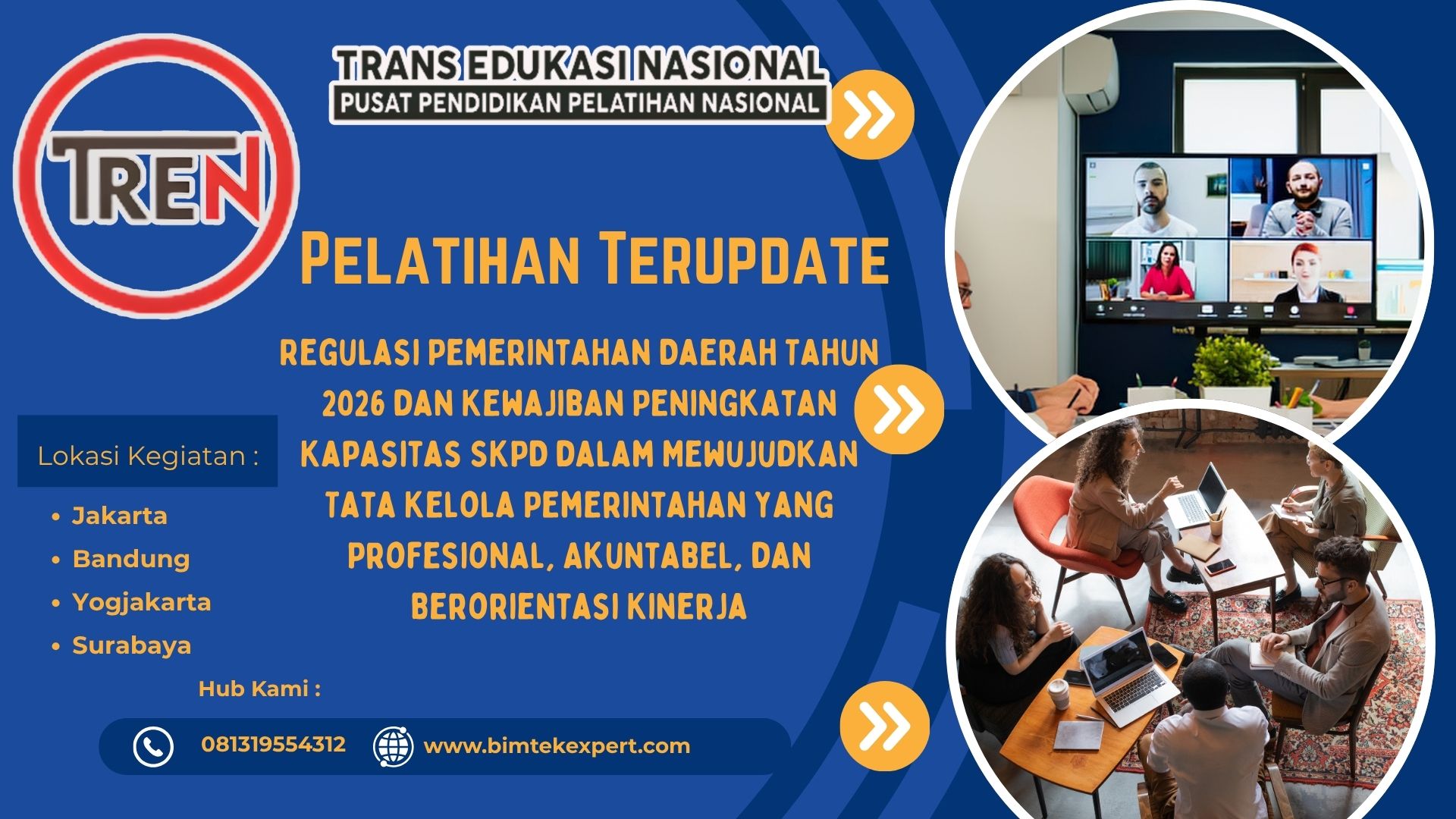 Pelatihan Regulasi Pemerintahan Daerah Tahun 2026 dan Kewajiban Peningkatan Kapasitas SKPD dalam Mewujudkan Tata Kelola Pemerintahan yang Profesional, Akuntabel, dan Berorientasi Kinerja
