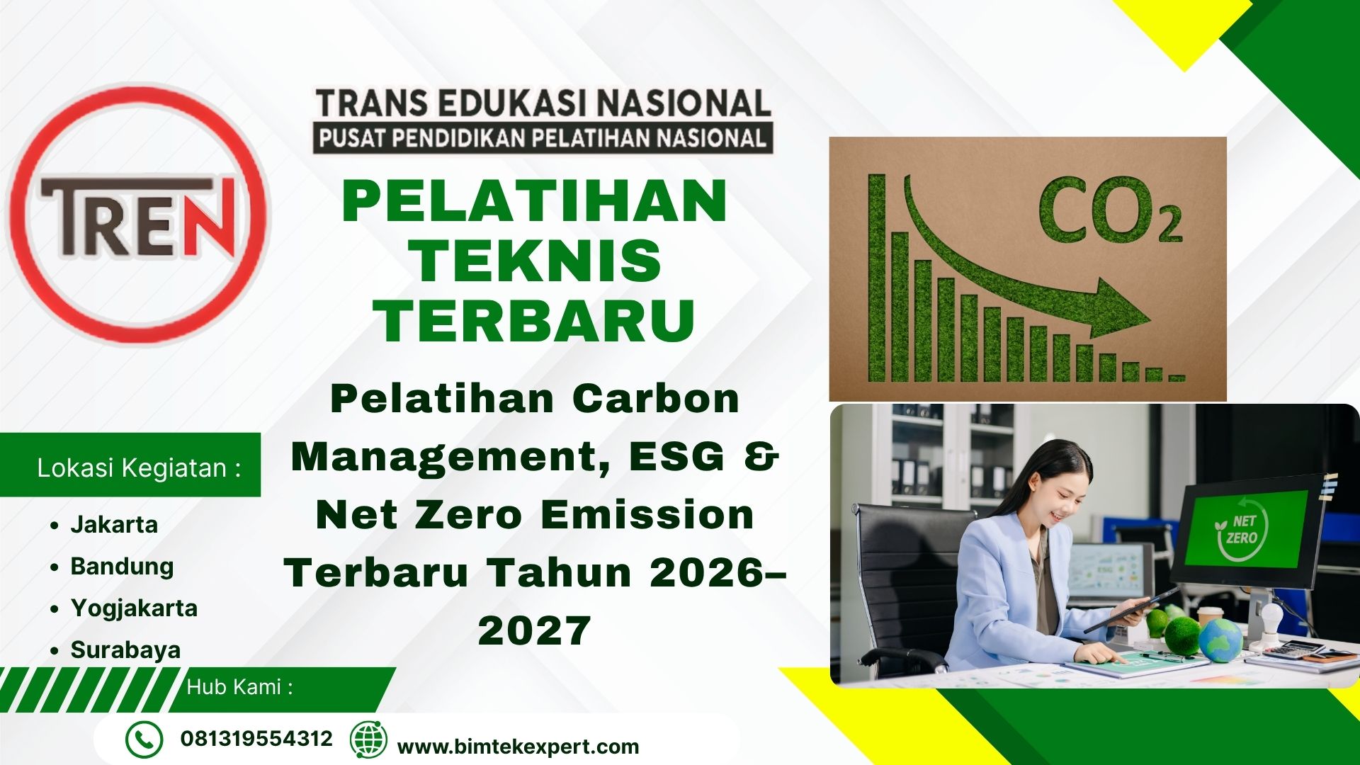 Pelatihan Carbon Management, ESG & Net Zero Emission Terbaru Tahun 2026–2027