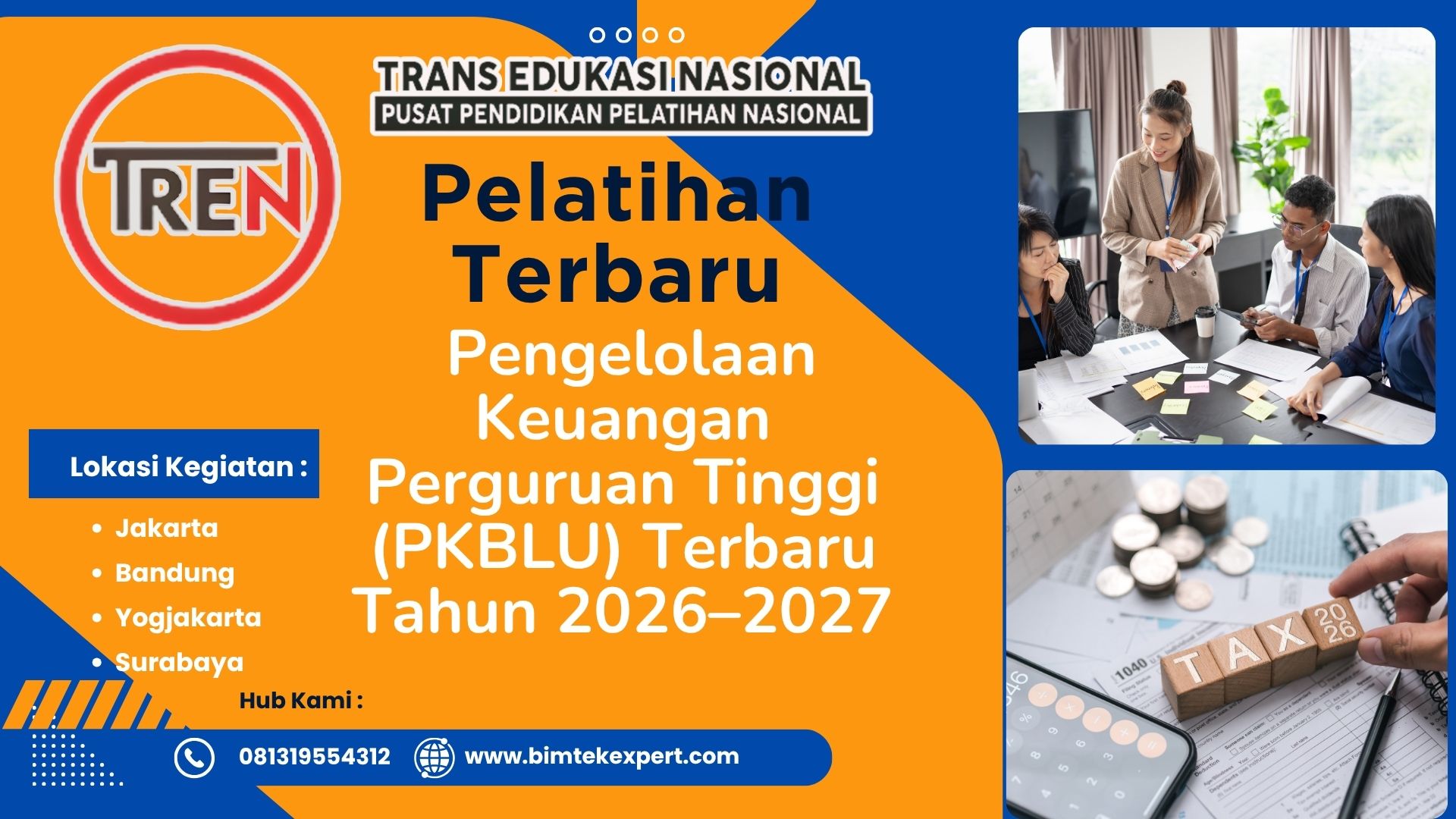 Pelatihan Pengelolaan Keuangan Perguruan Tinggi (PKBLU) Terbaru Tahun 2026–2027