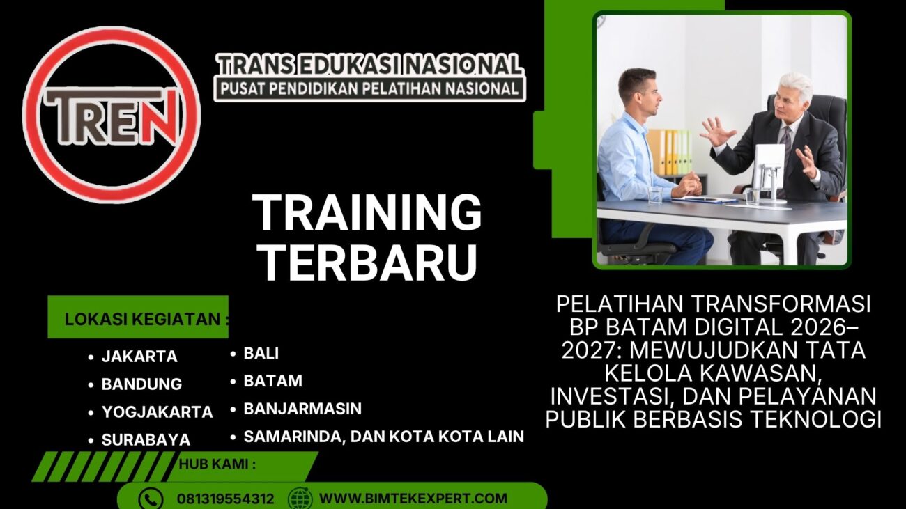 Pelatihan Transformasi BP Batam Digital 2026–2027