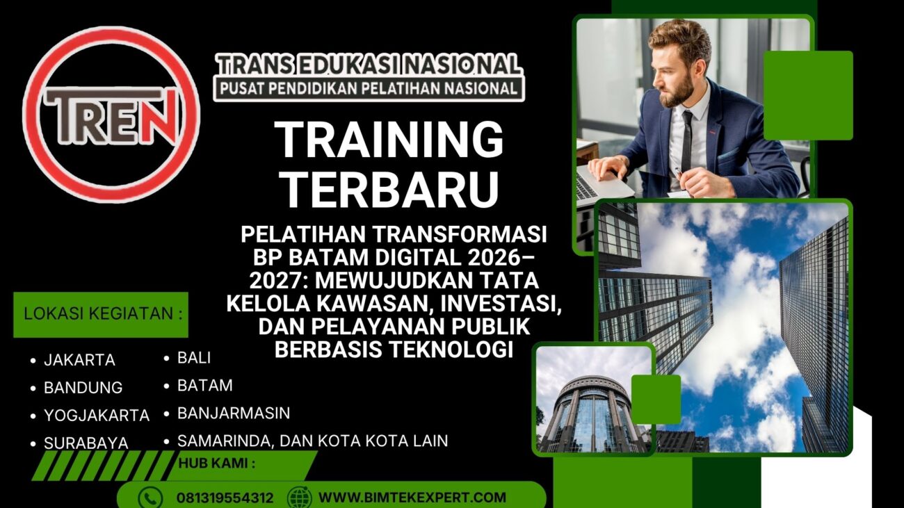 Pelatihan BP Batam Investment & Industrial Competitiveness Tahun 2026–2027