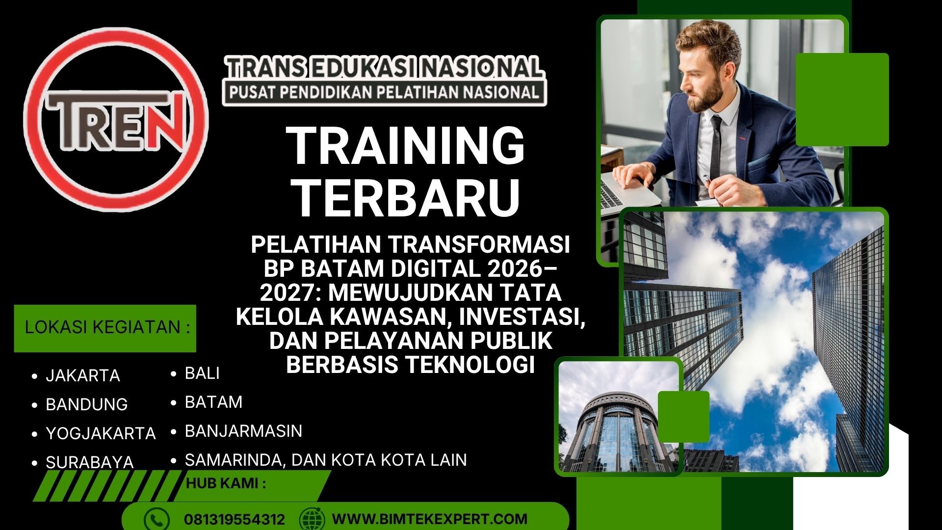 Pelatihan BP Batam Investment & Industrial Competitiveness Tahun 2026–2027