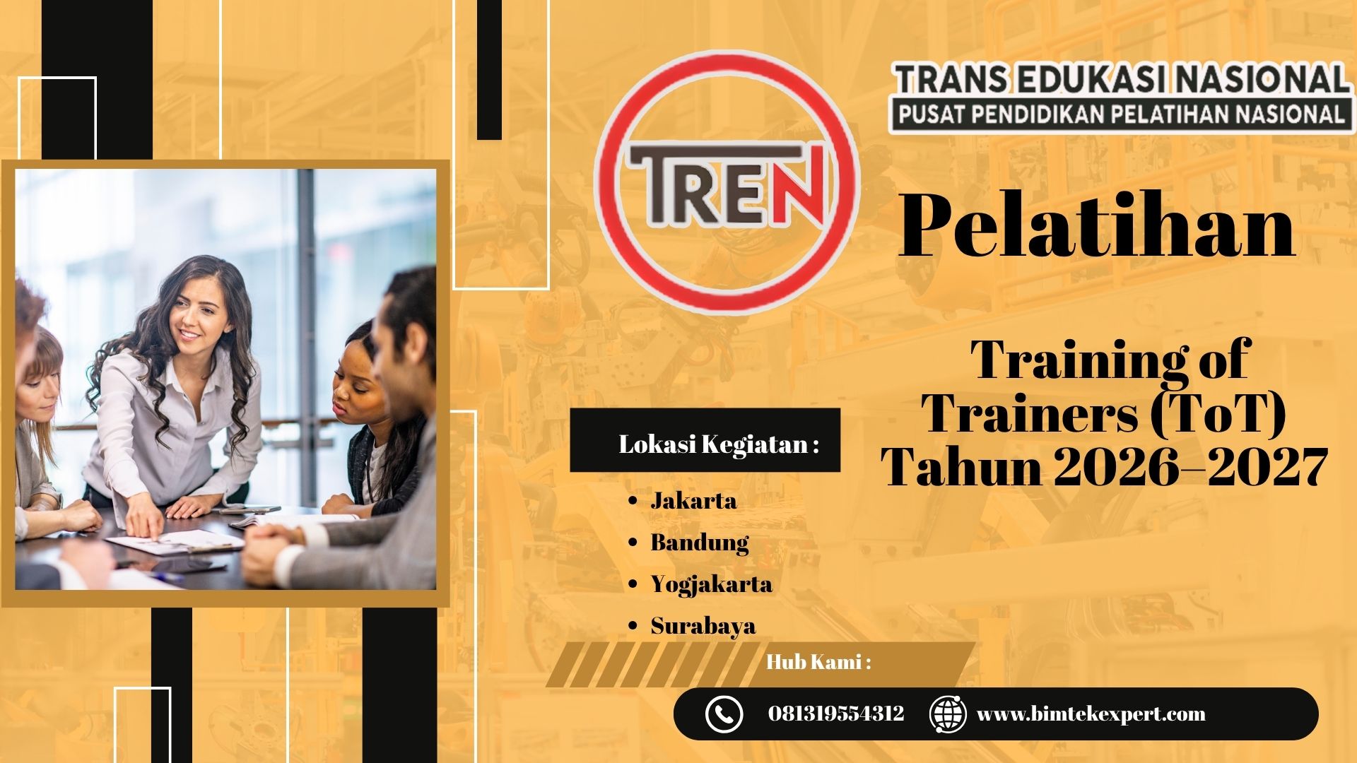 Pelatihan Training of Trainers (ToT) Tahun 2026–2027,