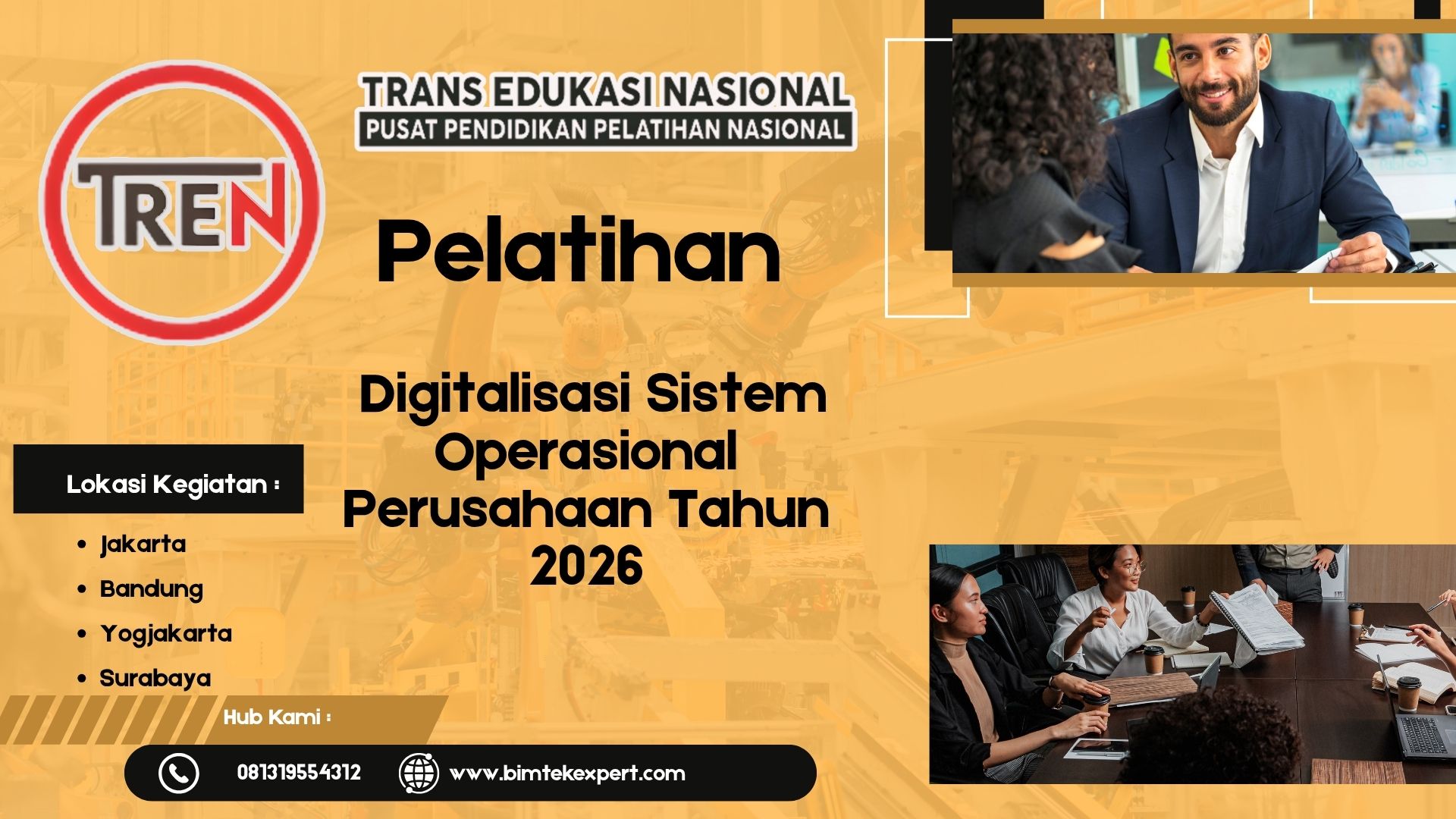 Pelatihan Digitalisasi Sistem Operasional Perusahaan Tahun 2026