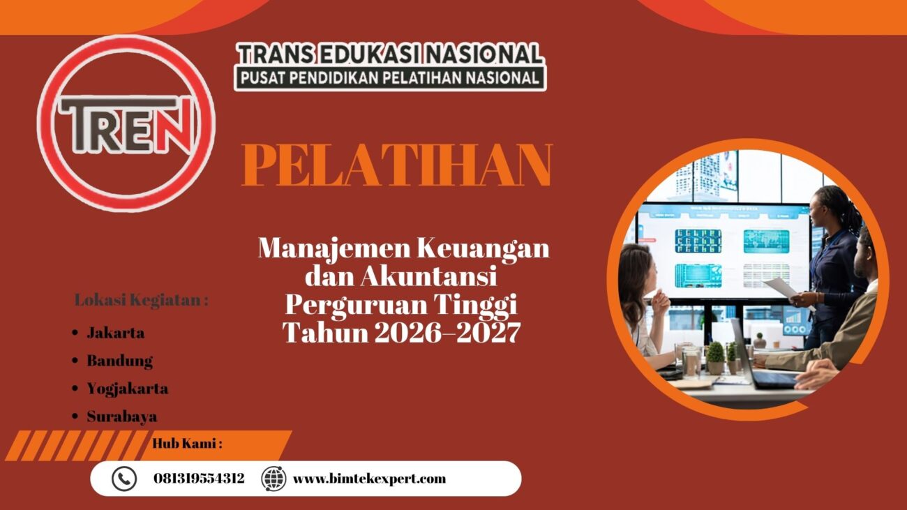 Bimbingan Pelatihan Manajemen Keuangan dan Akuntansi Perguruan Tinggi Tahun 2026–2027