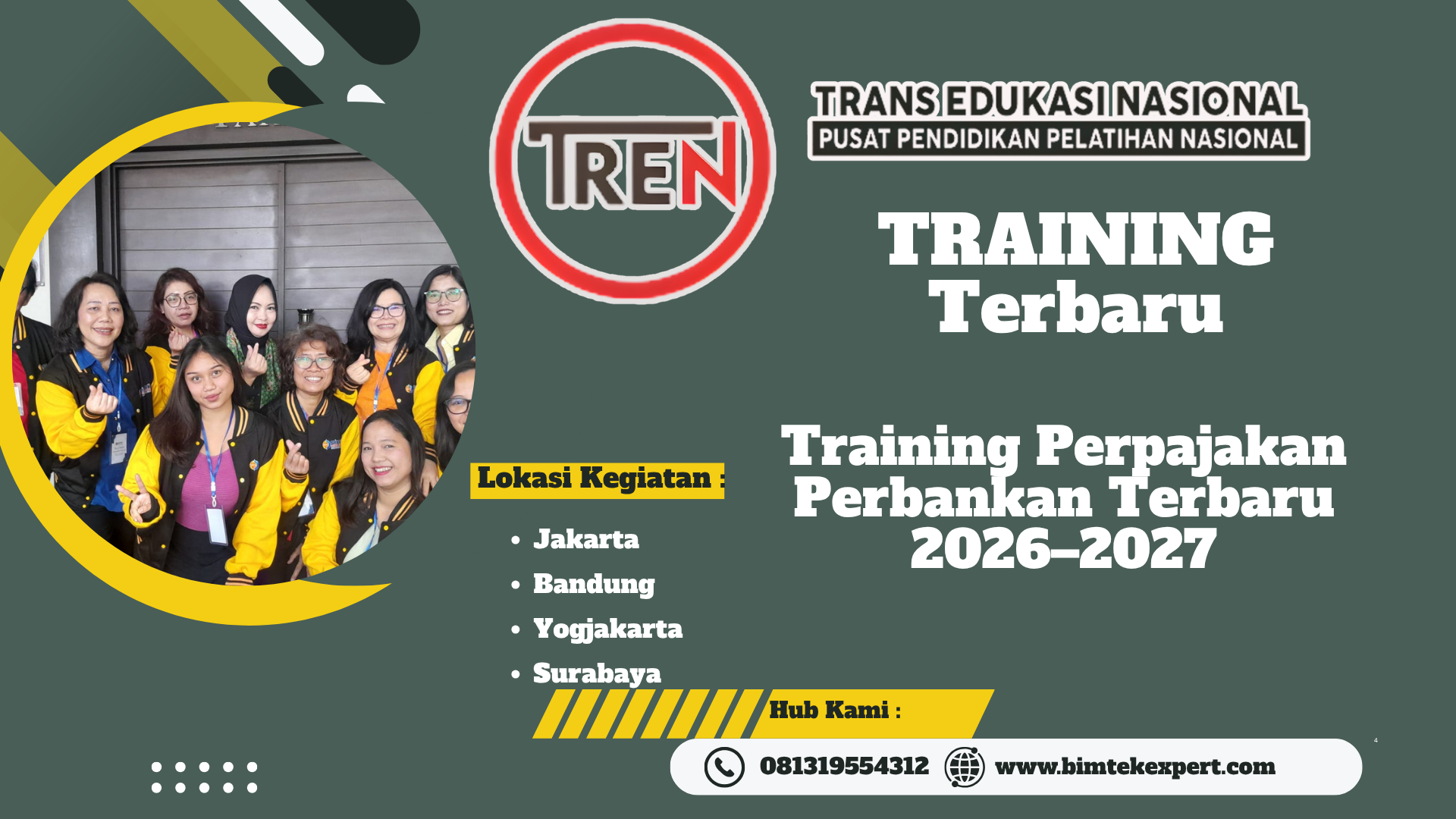 Training Perpajakan Perbankan Terbaru 2026–2027