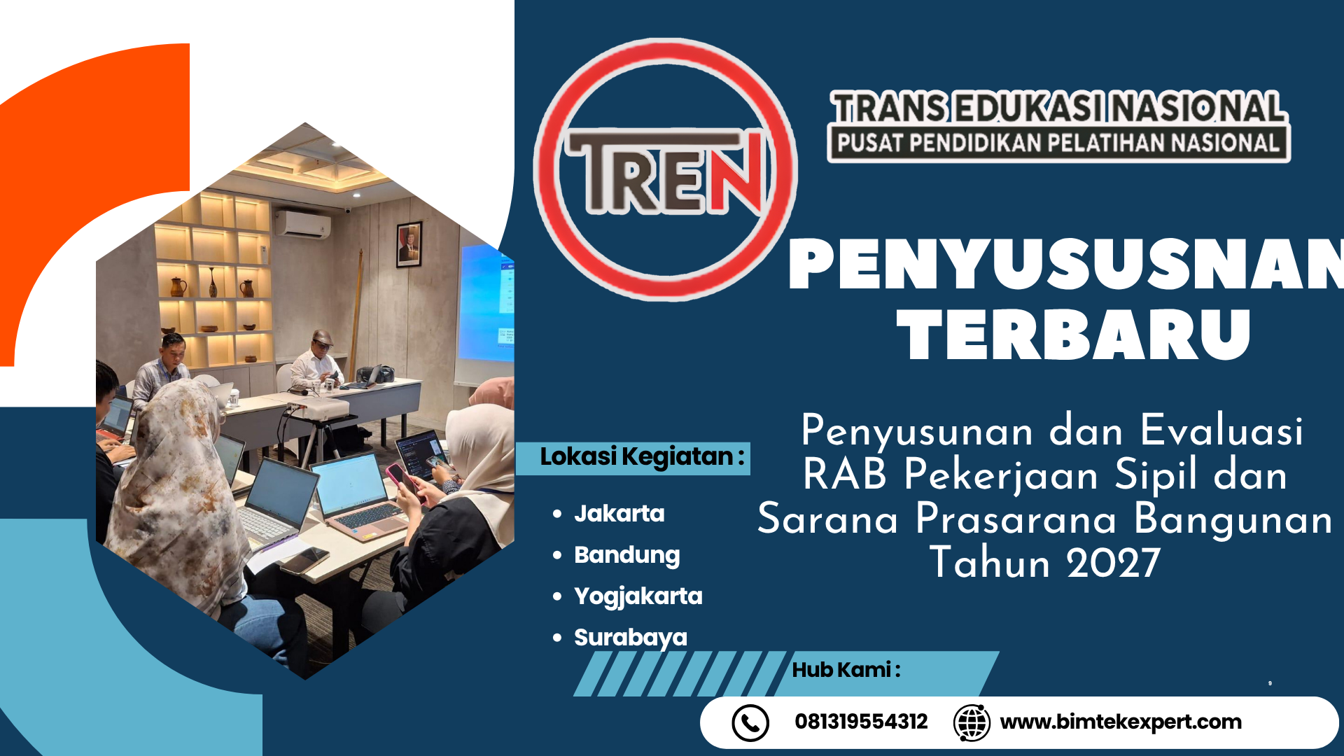 Bimtek Penyusunan dan Evaluasi RAB Pekerjaan Sipil dan Sarana Prasarana Bangunan Tahun 2027