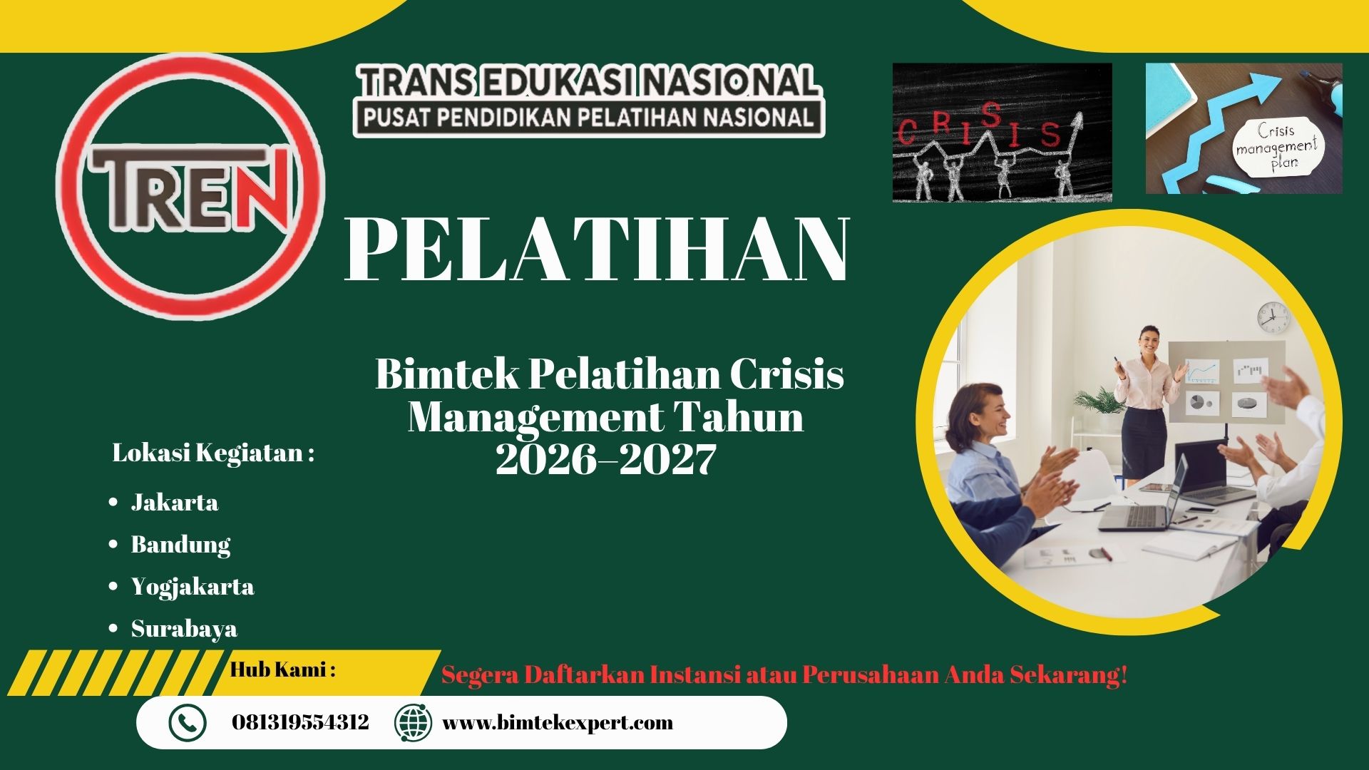 Bimtek Pelatihan Crisis Management Tahun 2026–2027