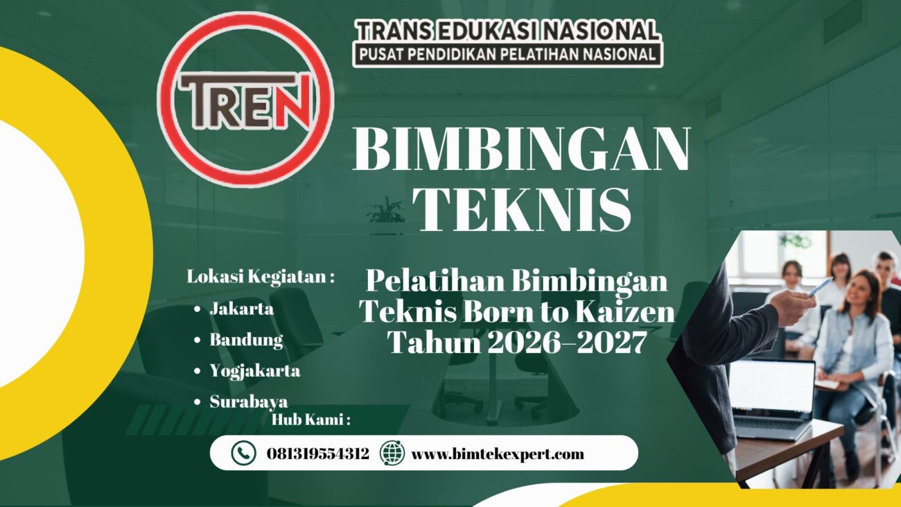 Pelatihan Bimbingan Teknis Born to Kaizen Tahun 2026–2027