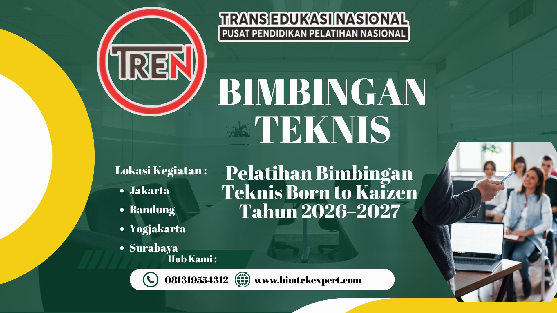 Pelatihan Bimbingan Teknis Born to Kaizen Tahun 2026–2027