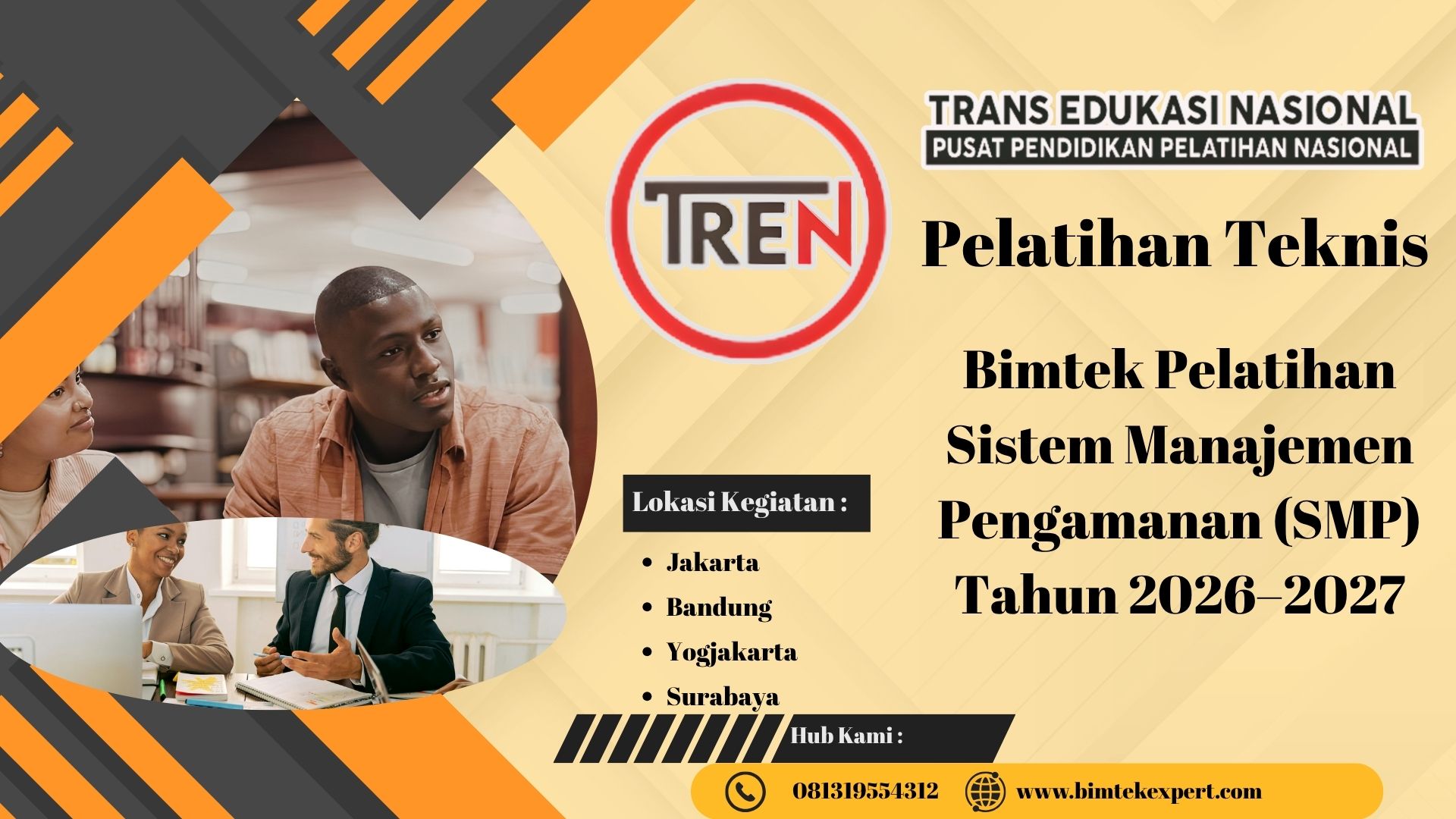 Bimtek Pelatihan Sistem Manajemen Pengamanan (SMP) Tahun 2026–2027