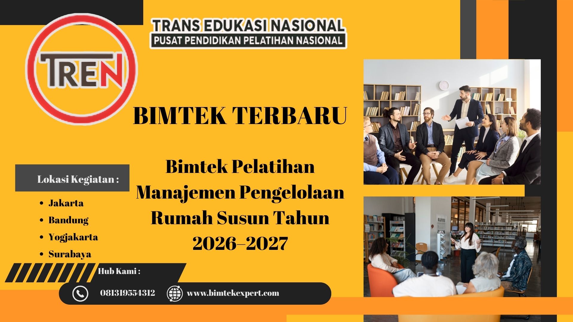 Bimtek Pelatihan Manajemen Pengelolaan Rumah Susun Tahun 2026–2027