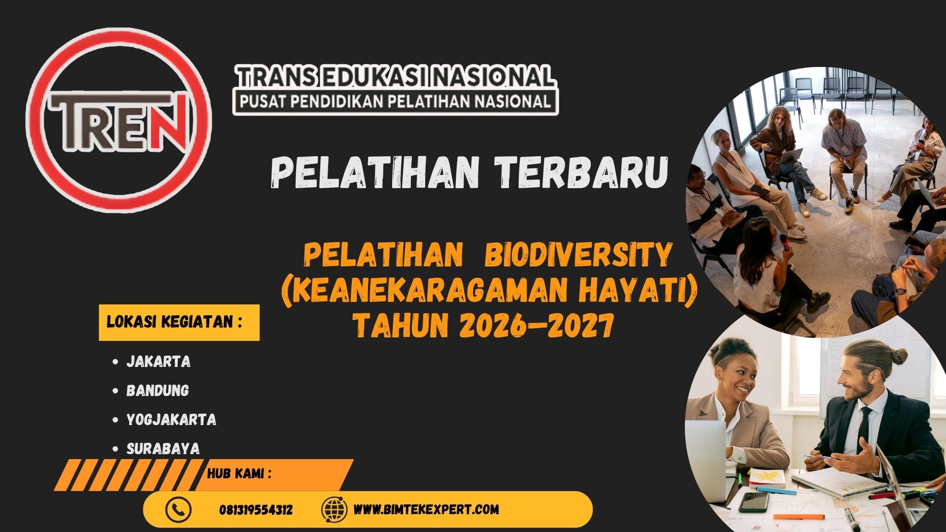 Pelatihan Training Biodiversity (Keanekaragaman Hayati) Tahun 2026–2027