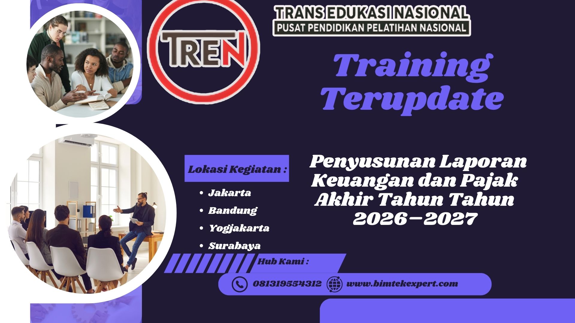 Pelatihan Training Penyusunan Laporan Keuangan dan Pajak Akhir Tahun Tahun 2026–2027