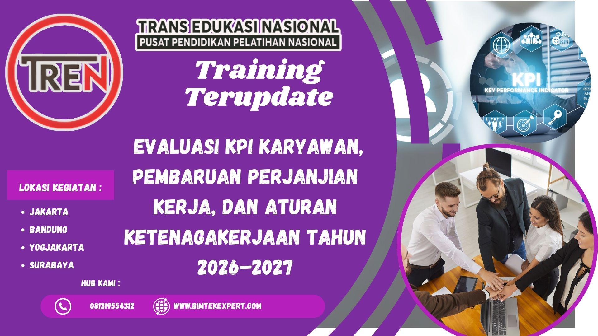 Pelatihan Training Evaluasi KPI Karyawan, Pembaruan Perjanjian Kerja, dan Aturan Ketenagakerjaan Tahun 2026–2027