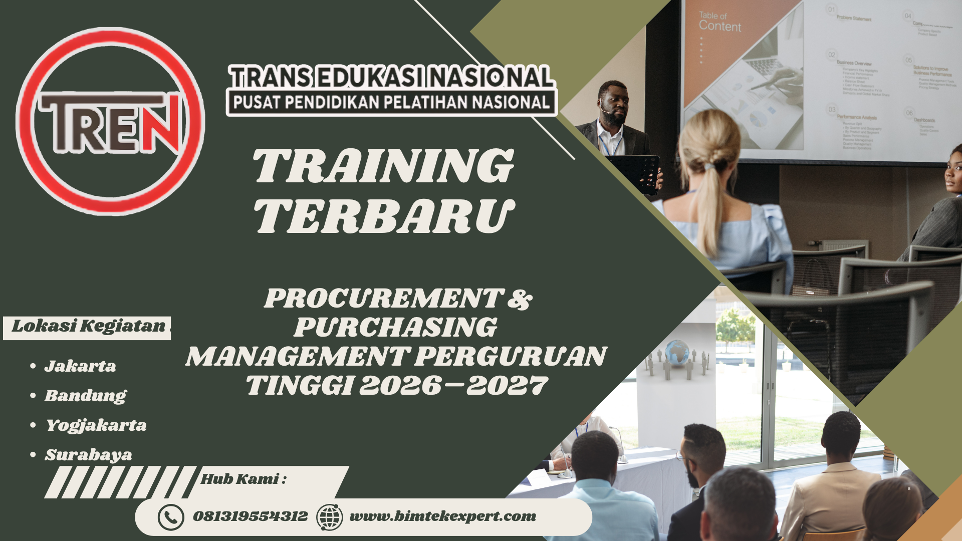 TRAINING PROCUREMENT & PURCHASING MANAGEMENT PERGURUAN TINGGI 2026–2027