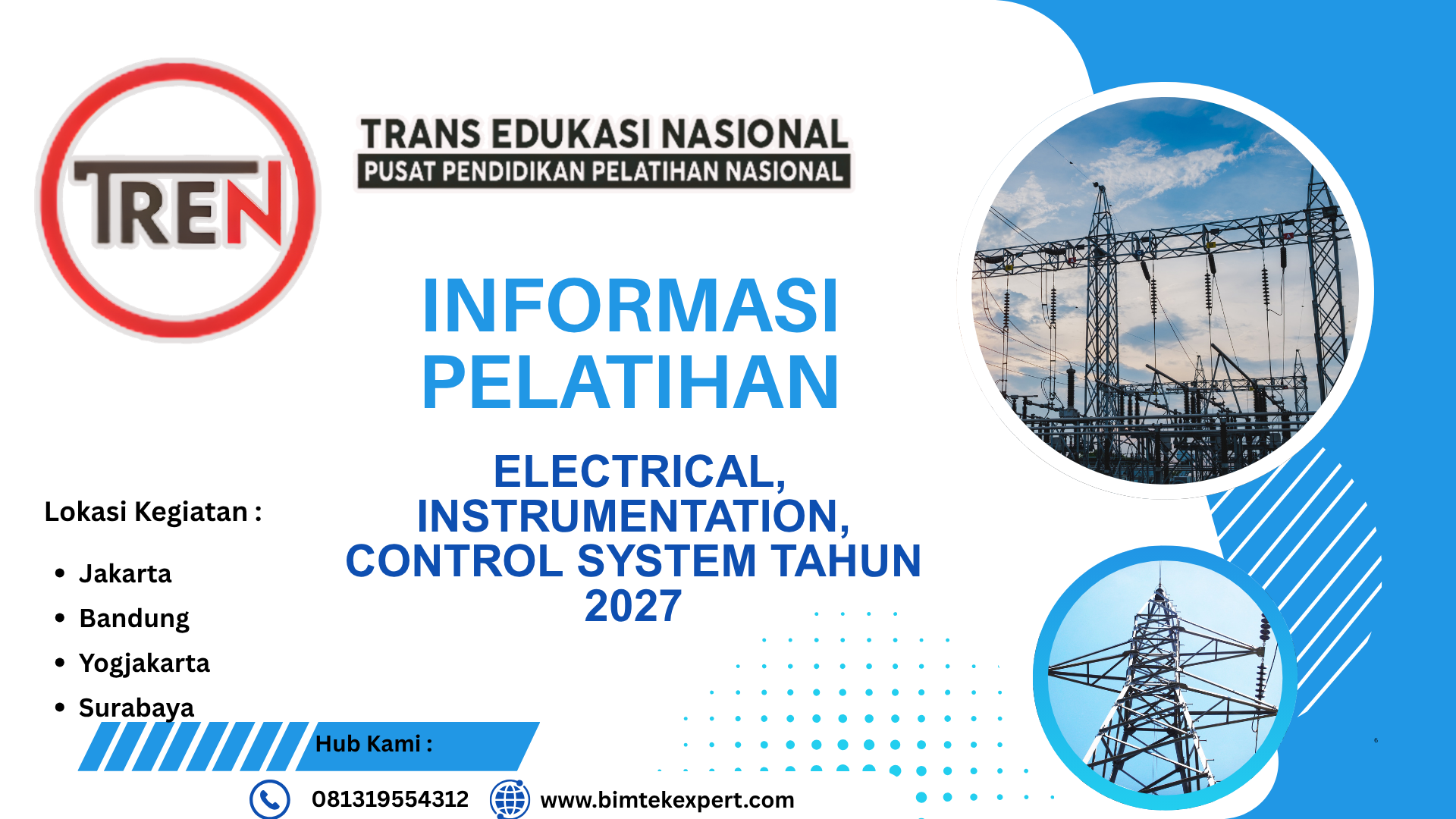 PELATIHAN ELECTRICAL, INSTRUMENTATION, CONTROL SYSTEM TAHUN 2027
