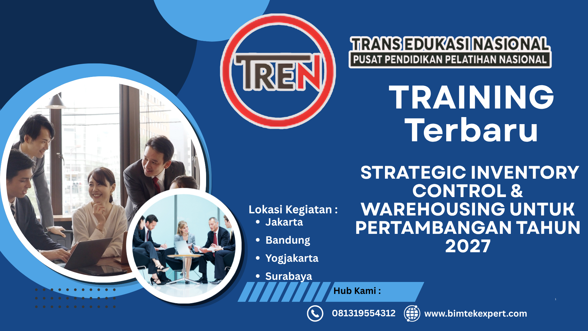 TRAINING STRATEGIC INVENTORY CONTROL & WAREHOUSING UNTUK PERTAMBANGAN TAHUN 2027