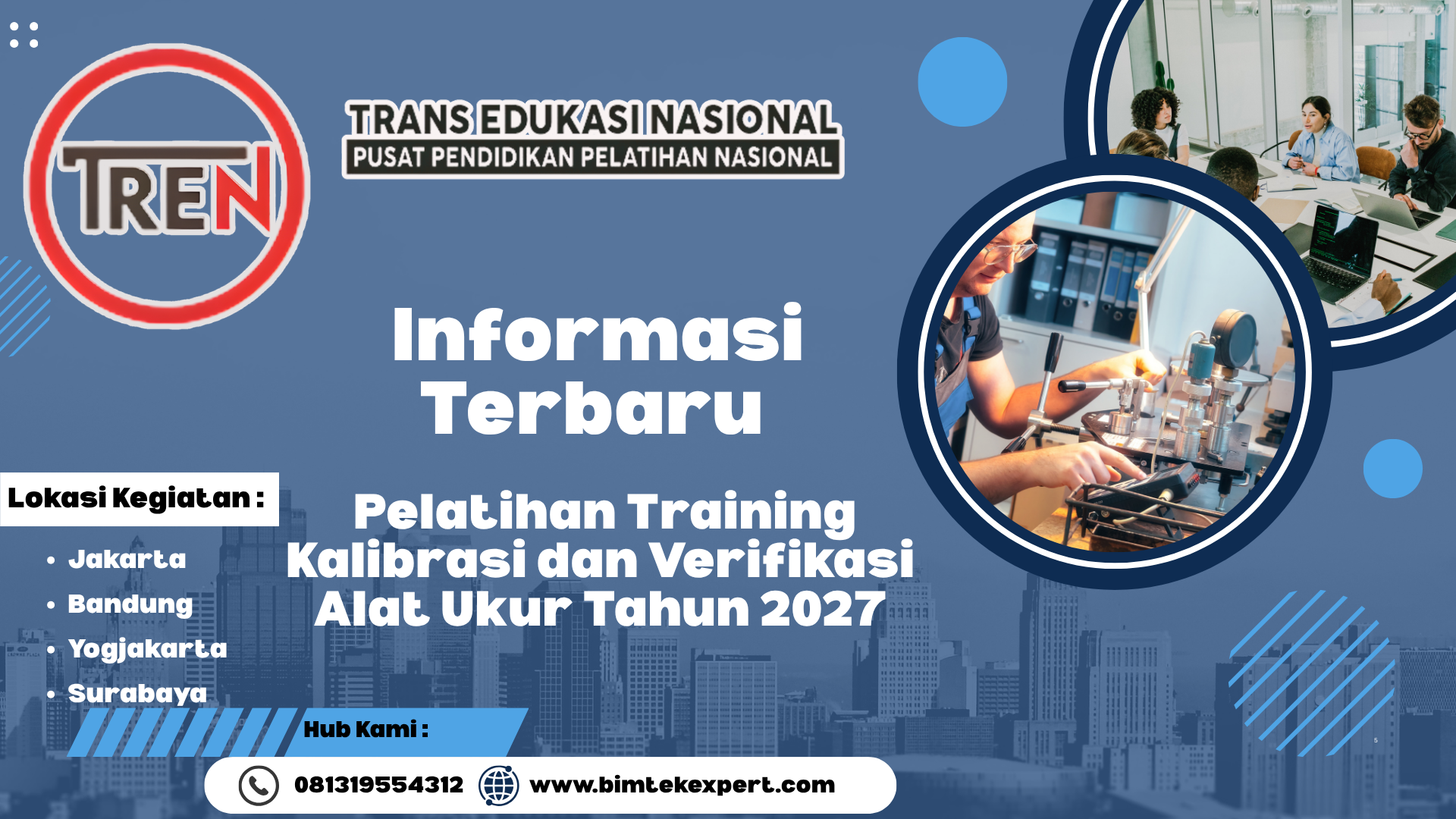 Pelatihan Training Kalibrasi dan Verifikasi Alat Ukur Tahun 2027
