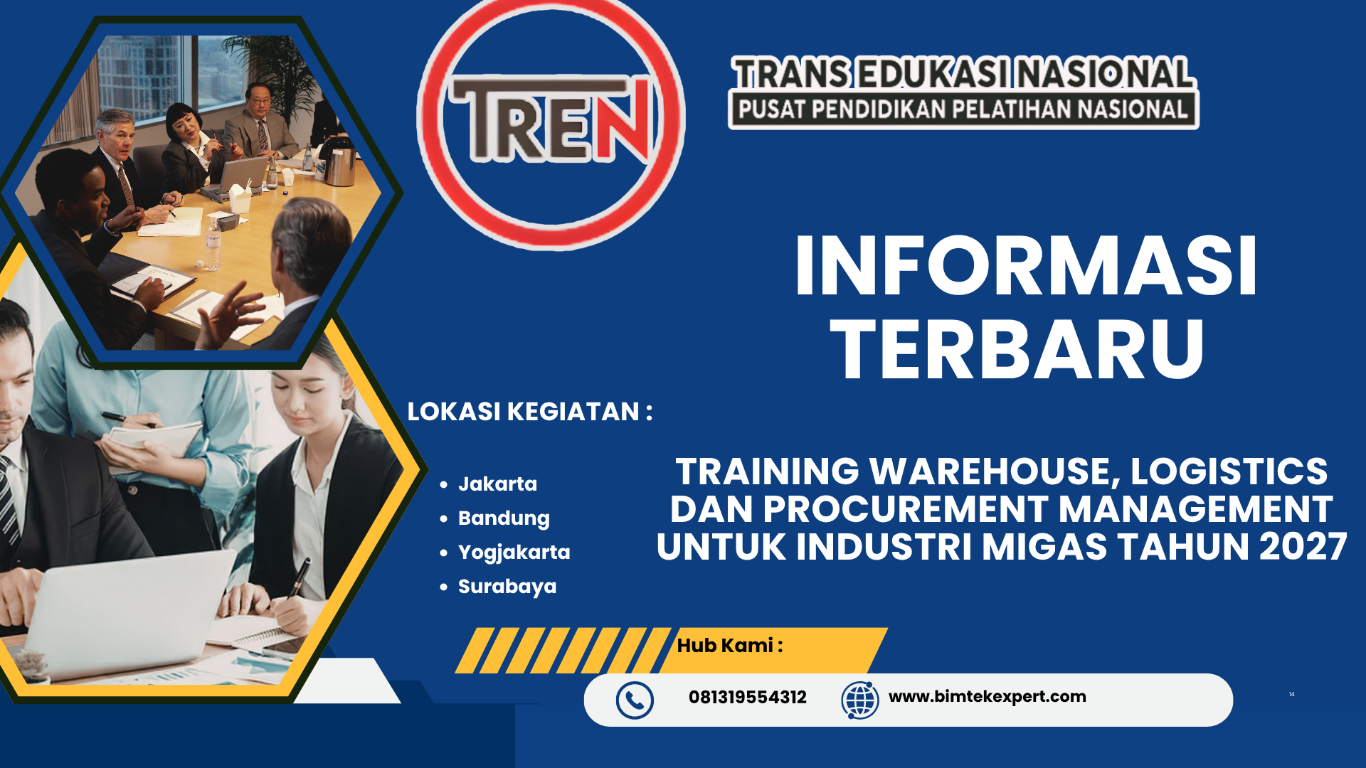 TRAINING WAREHOUSE, LOGISTICS DAN PROCUREMENT MANAGEMENT UNTUK INDUSTRI MIGAS TAHUN 2027