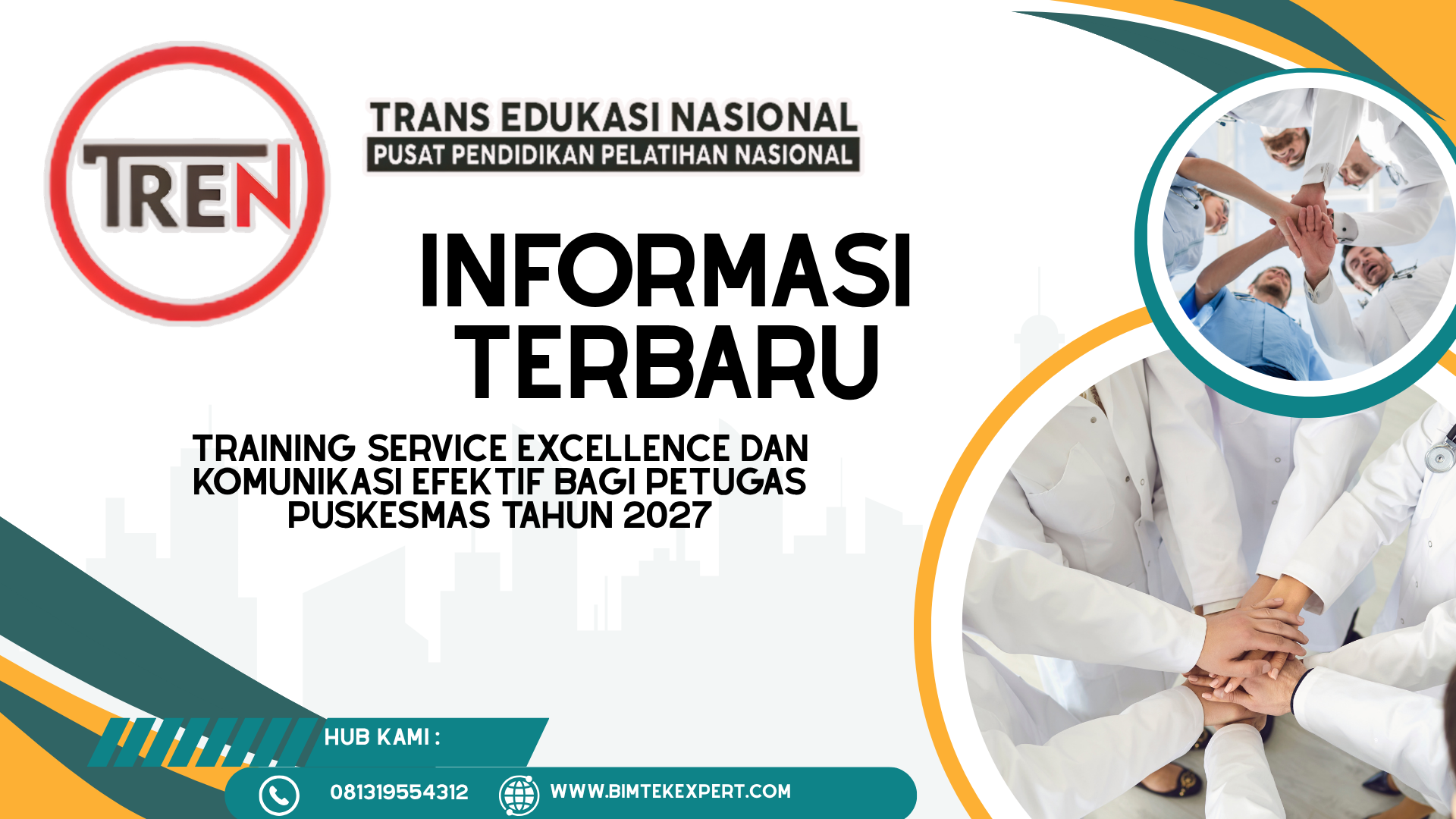 Training Service Excellence dan Komunikasi Efektif bagi Petugas Puskesmas Tahun 2027