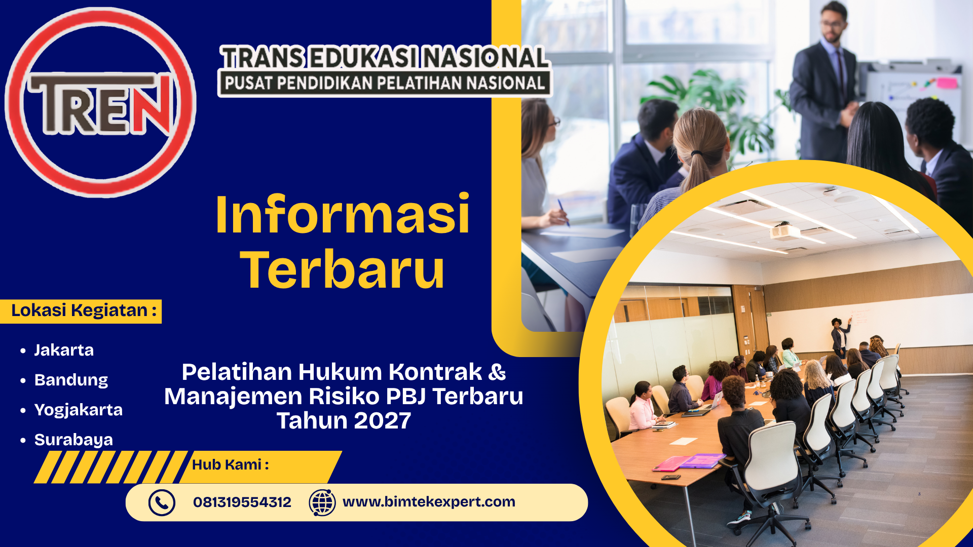 Pelatihan Hukum Kontrak & Manajemen Risiko PBJ Terbaru Tahun 2027