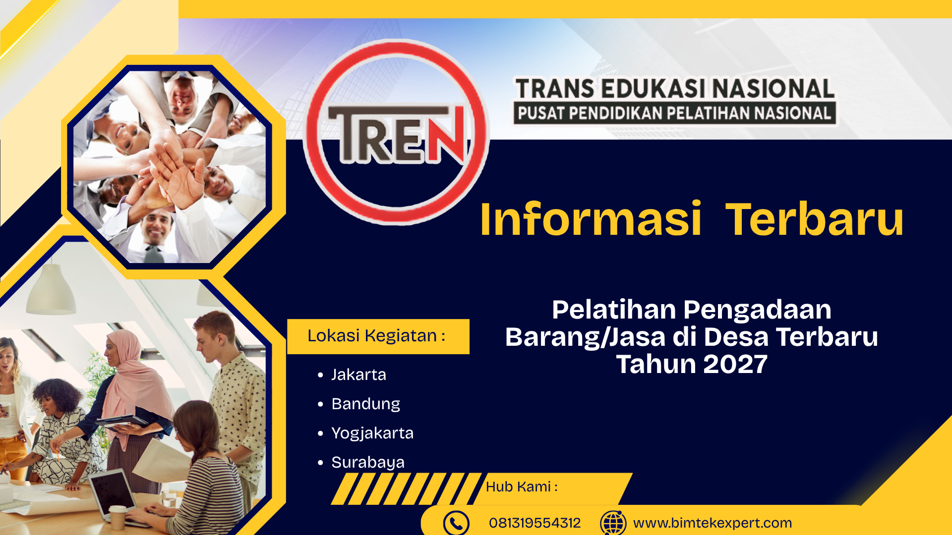 Informasi Terbaru Lokasi Kegiatan : Jakarta Bandung Yogjakarta Surabaya Hub Kami : 081319554312 www.bimtekexpert.com Pelatihan Pengadaan Barang/Jasa di Desa Terbaru Tahun 2027