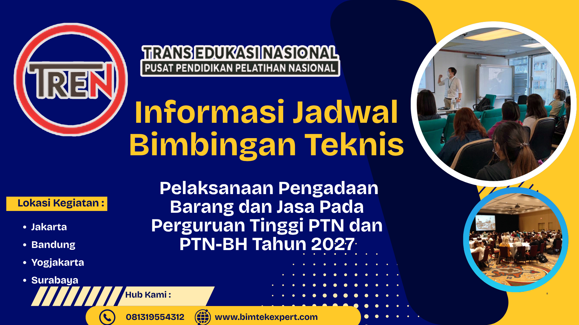 Bimtek Pelaksanaan Pengadaan Barang dan Jasa Pada Perguruan Tinggi PTN dan PTN-BH Tahun 2027