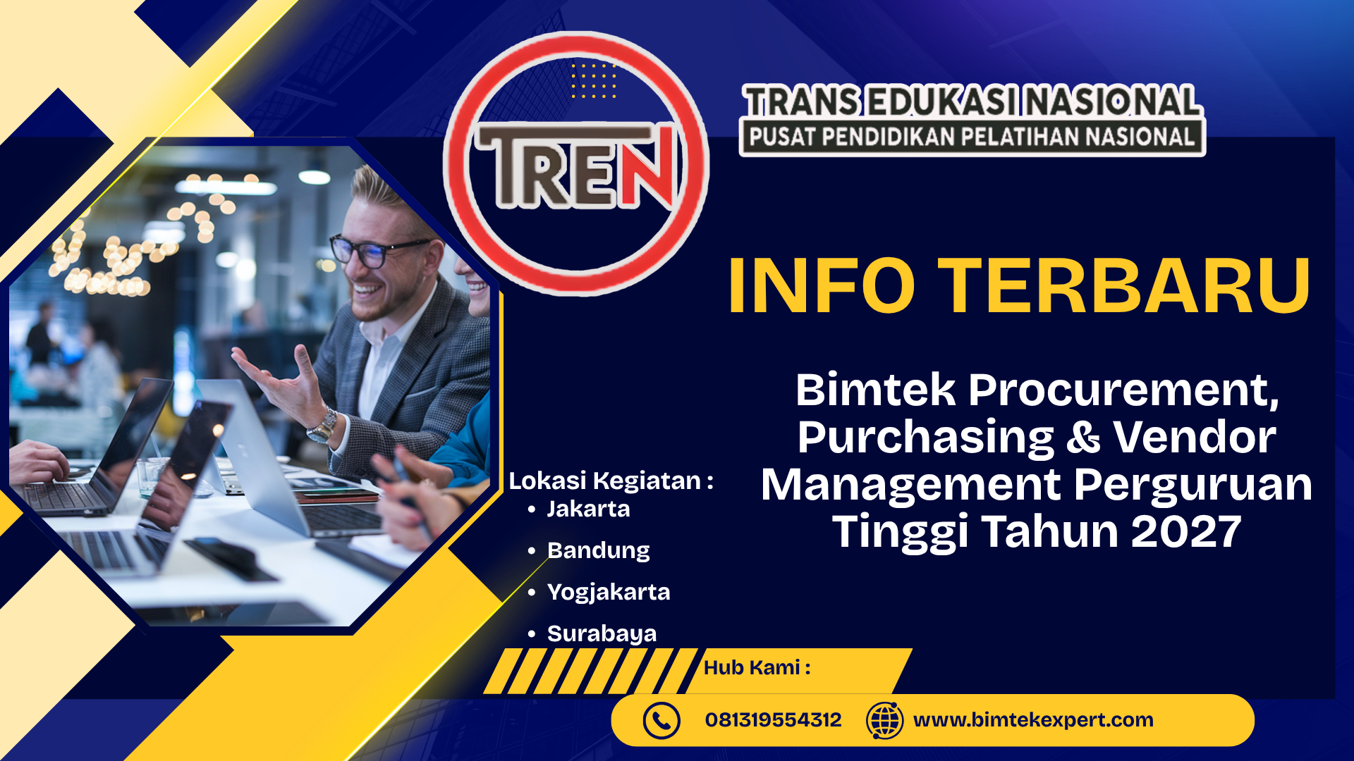 Bimtek Procurement, Purchasing & Vendor Management Perguruan Tinggi Tahun 2027