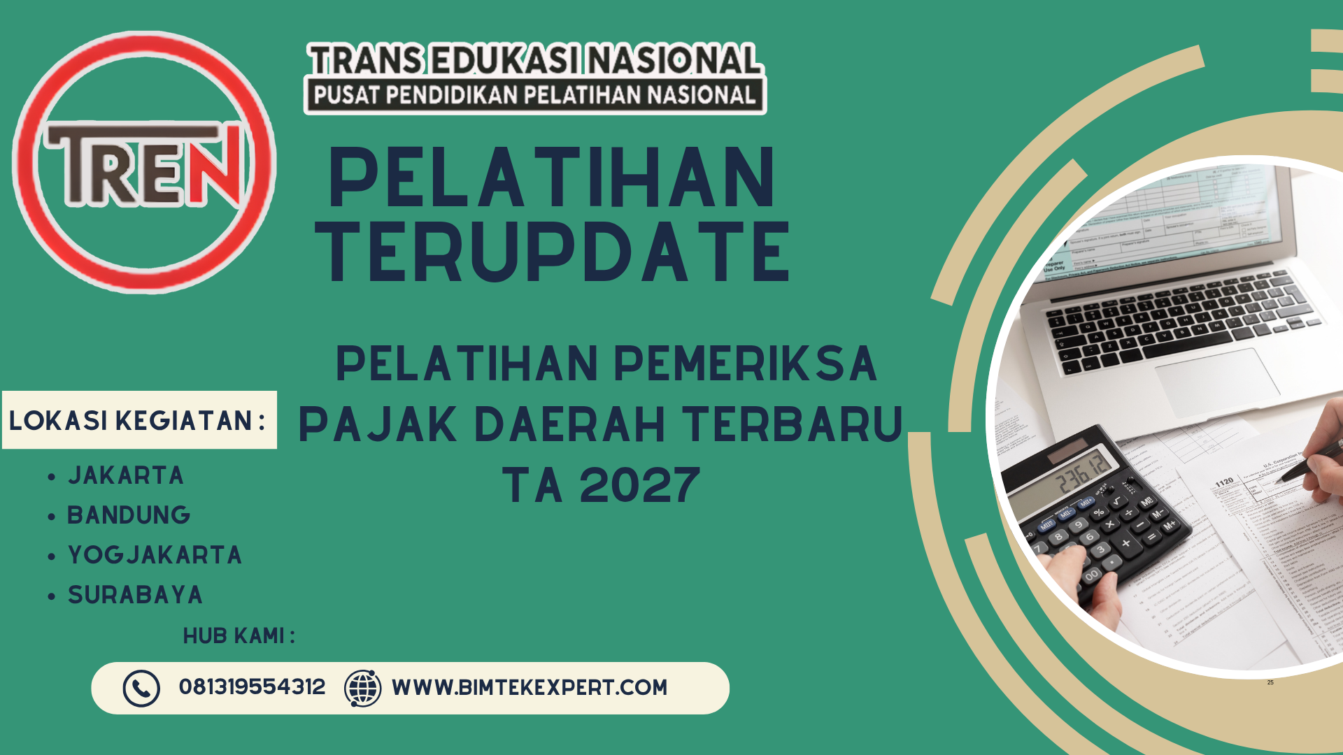 Pelatihan Pemeriksa Pajak Daerah Terbaru TA 2027